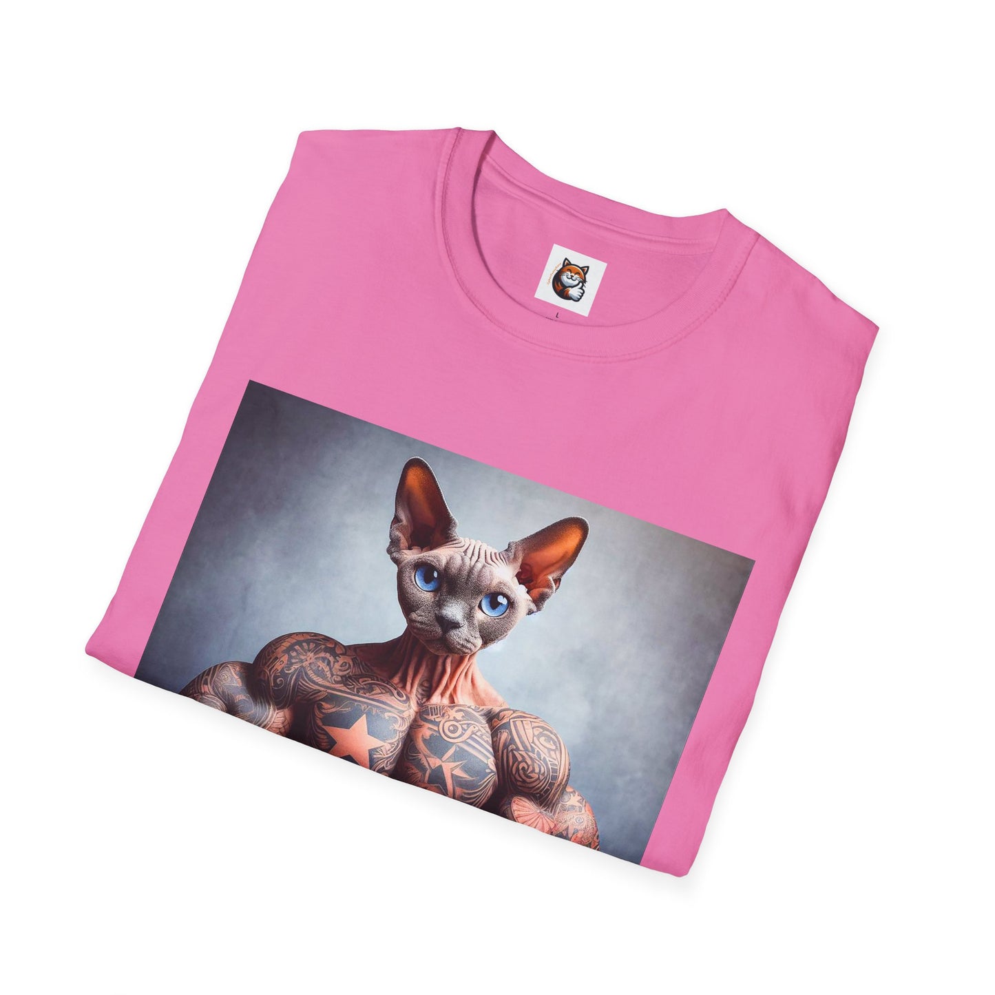 Devon Rex Cat Unisex Softstyle T-Shirt
