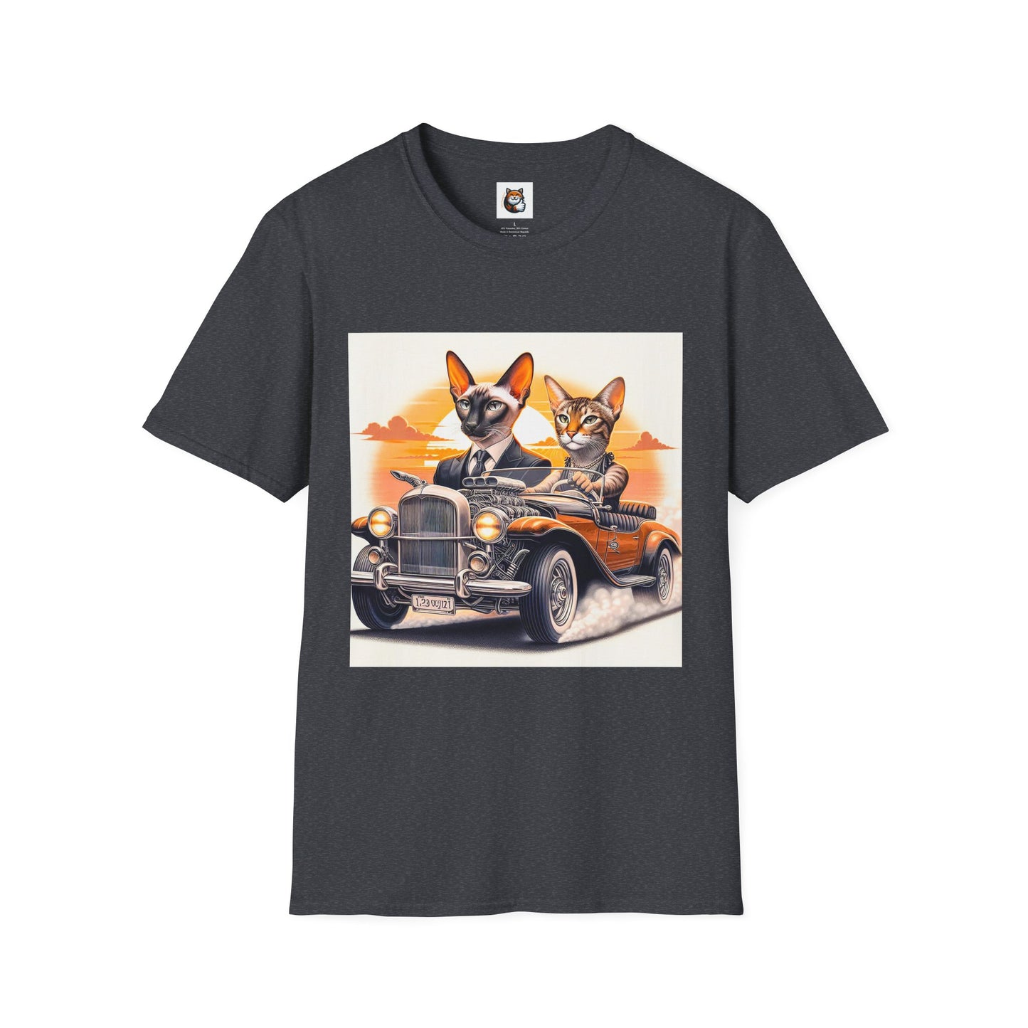 Wacky Oriental Shorthair Unisex Softstyle T-Shirt