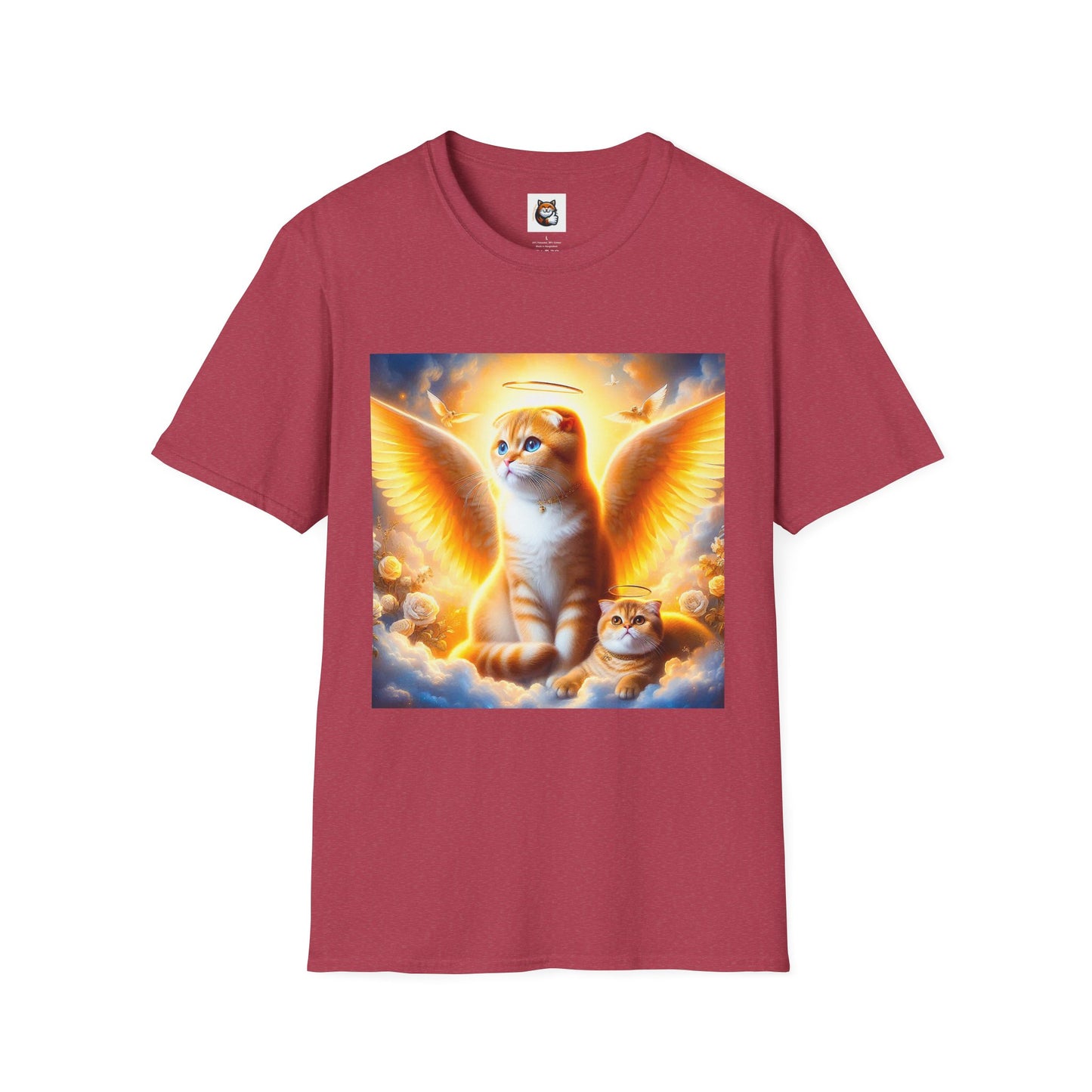 Scottish Fold Cat golden Angel T-Shirt