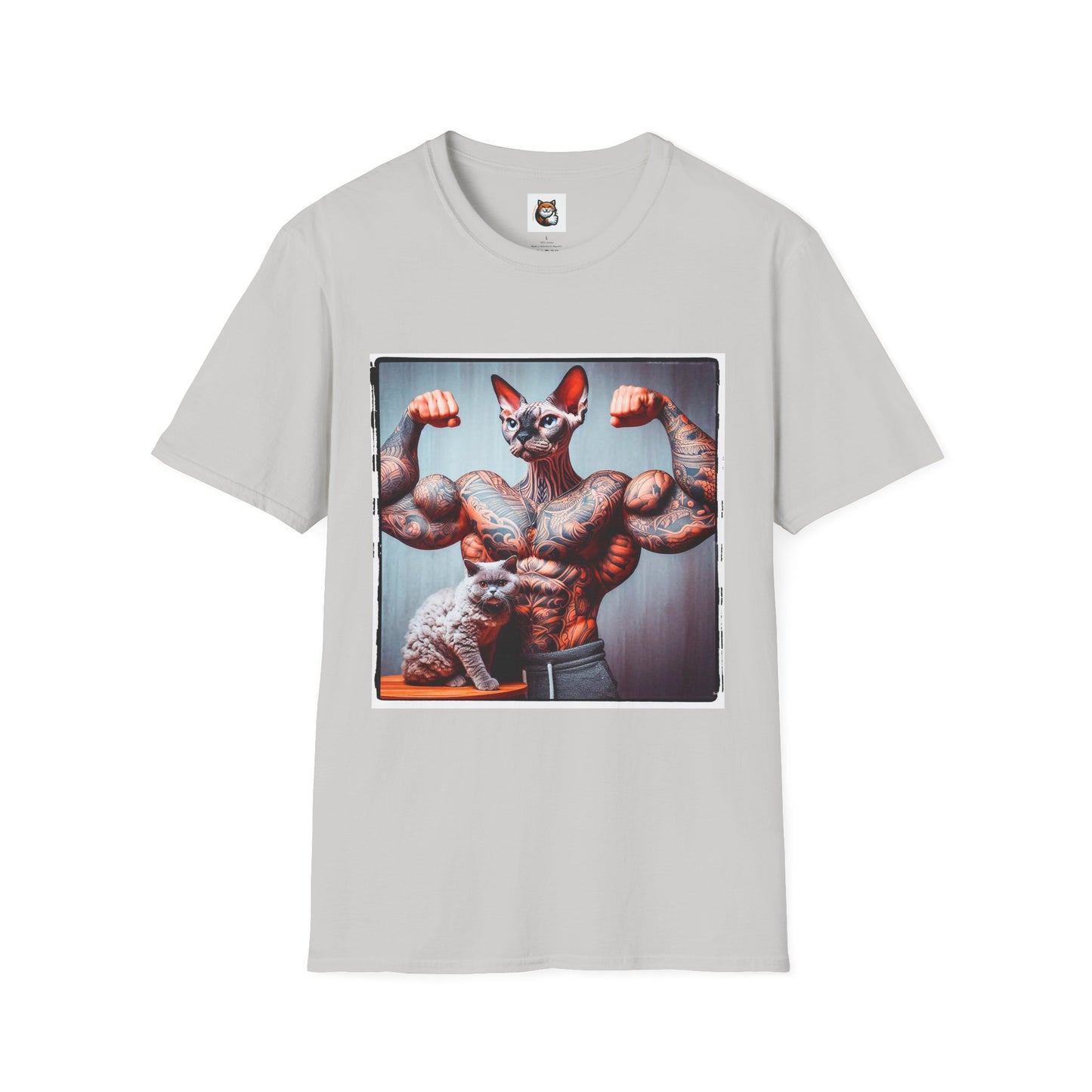Devon Rex Cat Unisex Softstyle T-Shirt