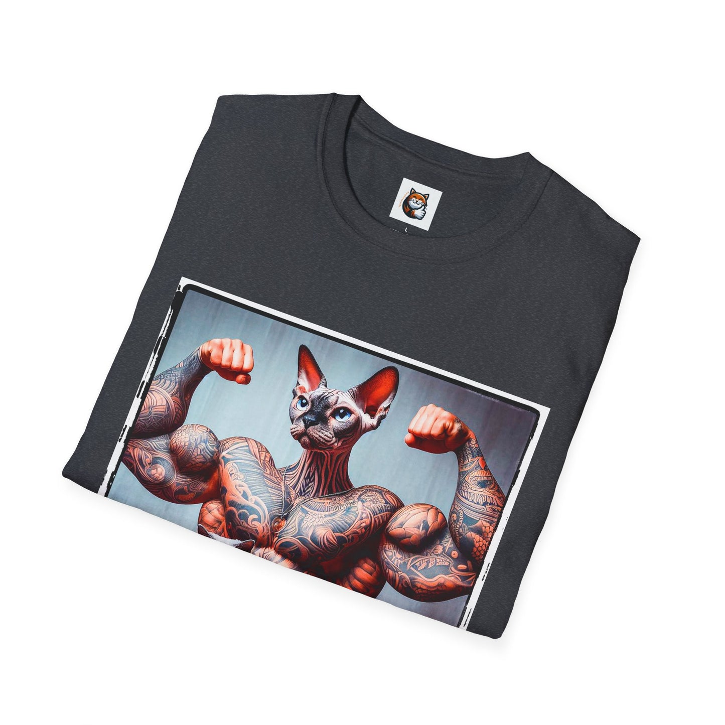Devon Rex Cat Unisex Softstyle T-Shirt