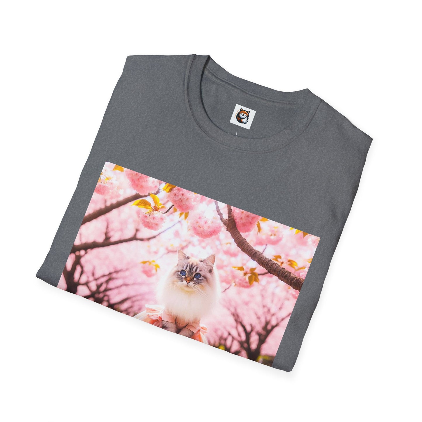 Siberian Cat pink dress shirt