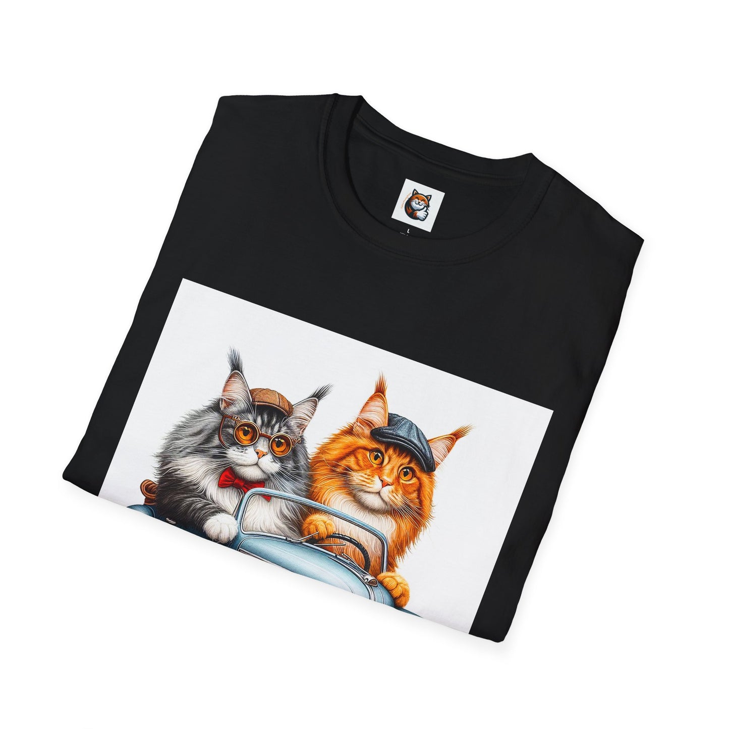 Wacky Maine Coon Unisex Softstyle T-Shirt