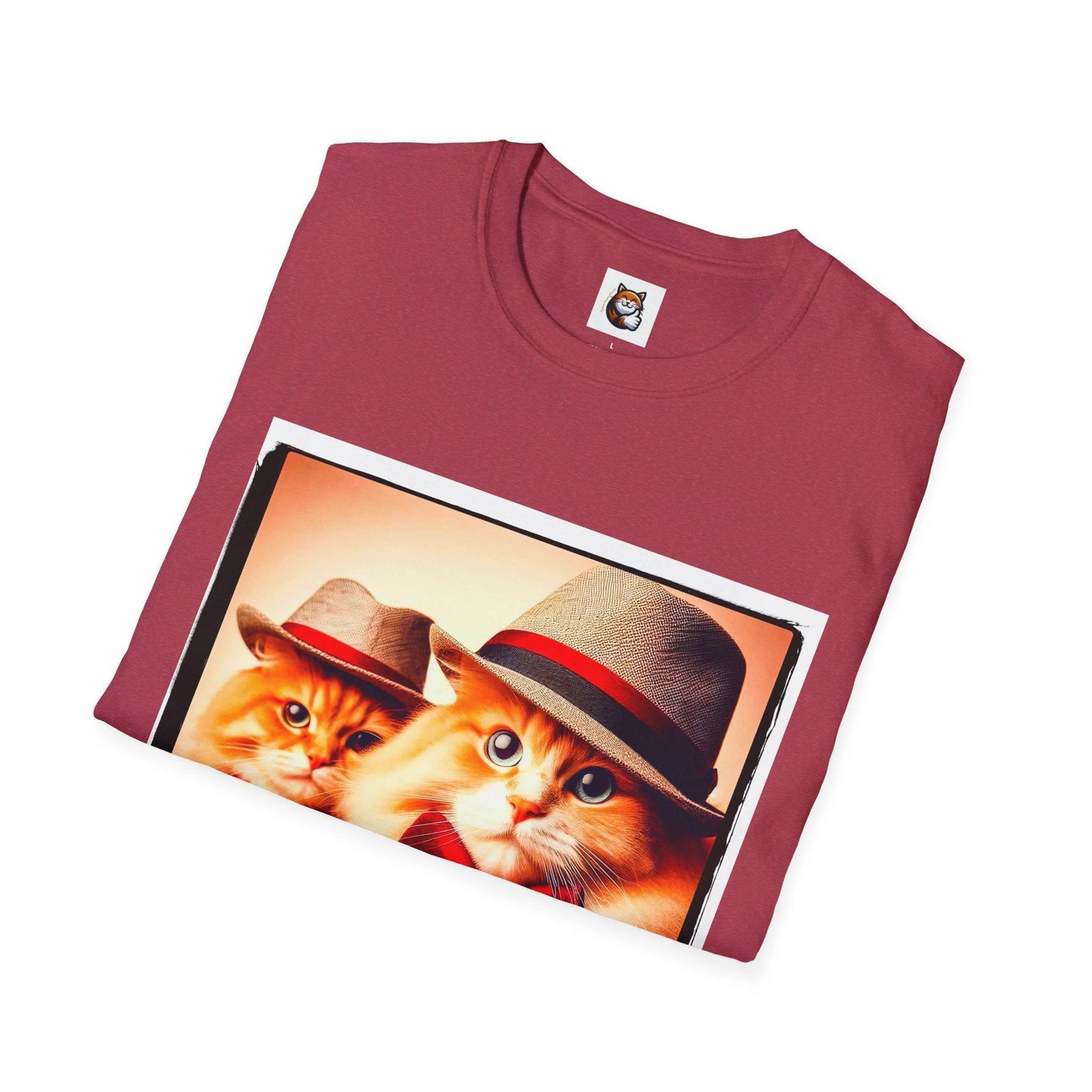 Domestic Cat Unisex Softstyle T-Shirt by Printify