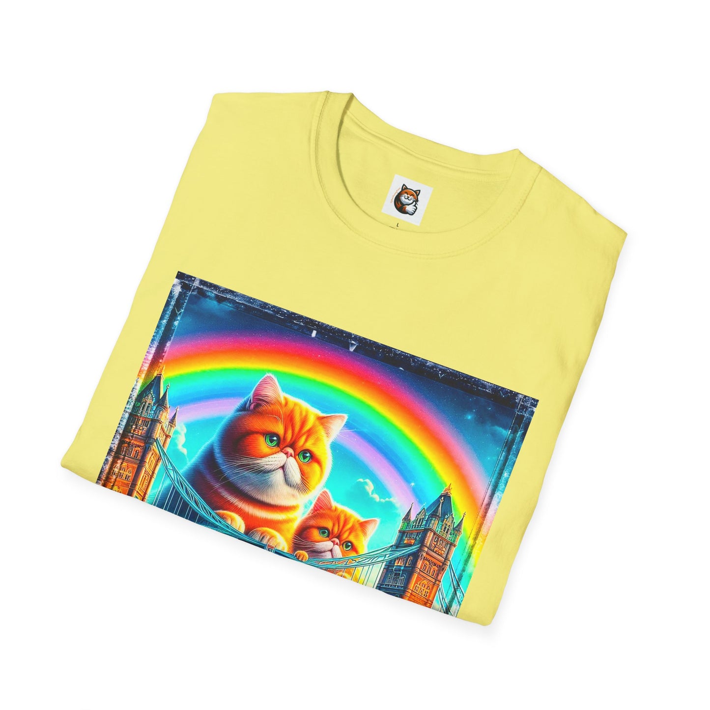 Exotic Shorthair Cat Unisex Softstyle T-Shirt