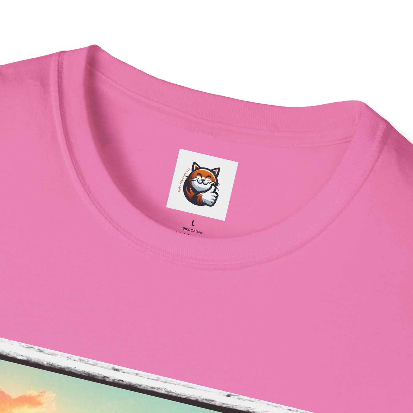 Wacky Cornish Rex Cat couple driving T-Shirt