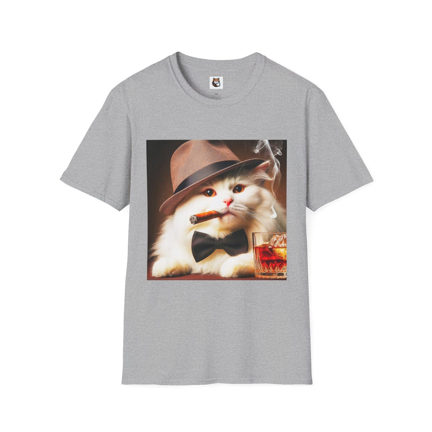 Siberian Cat bar smoking shirt