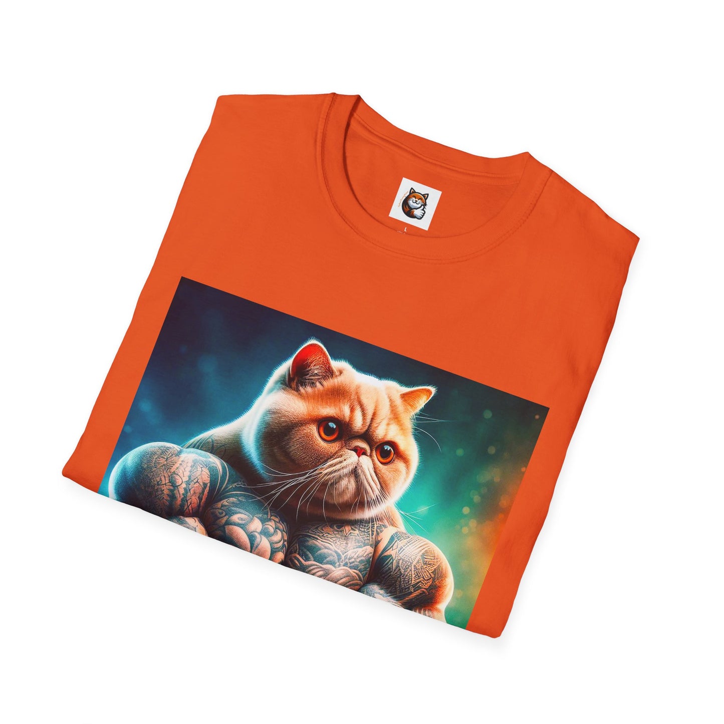 Exotic Shorthair Cat Unisex Softstyle T-Shirt