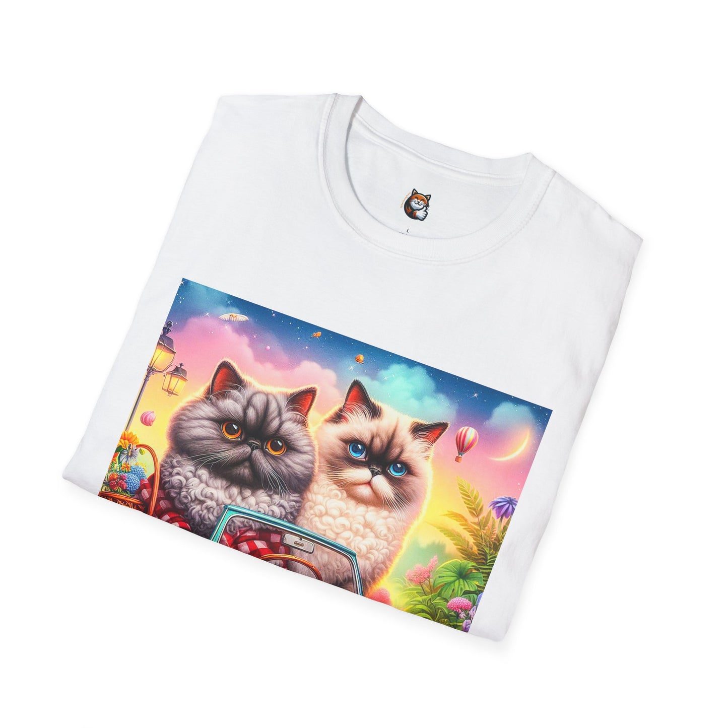Selkirk Rex Cat T-Shirt tiny car
