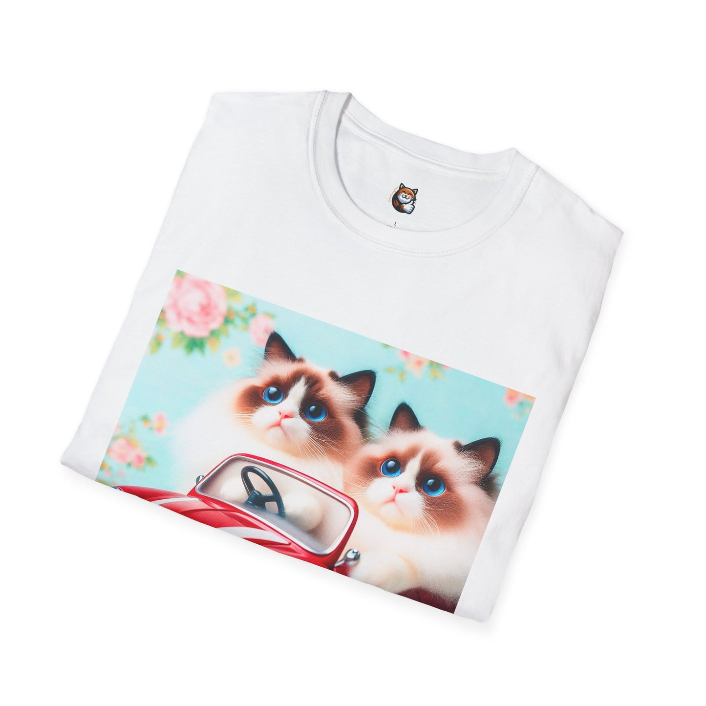 Wacky Ragdoll Unisex Softstyle T-Shirt
