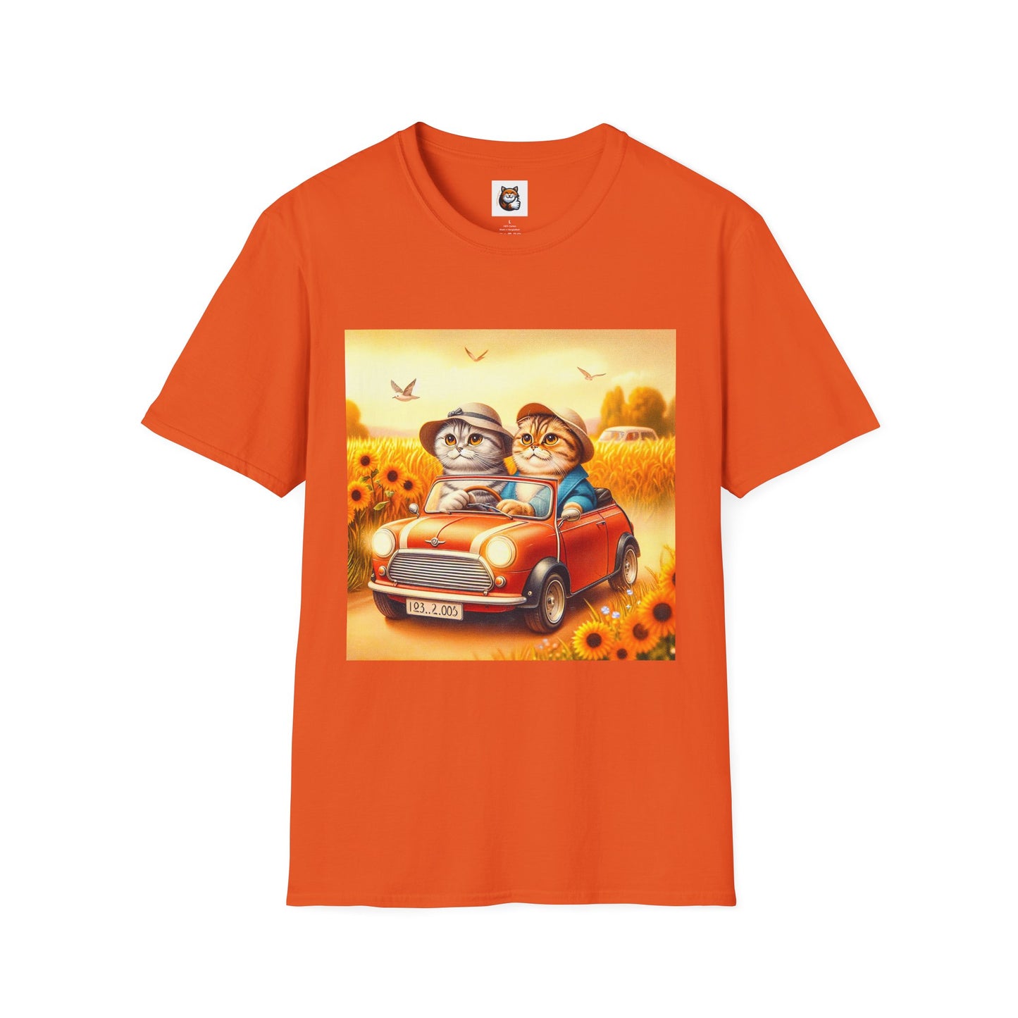 Scottish Fold pretty flowers shirt