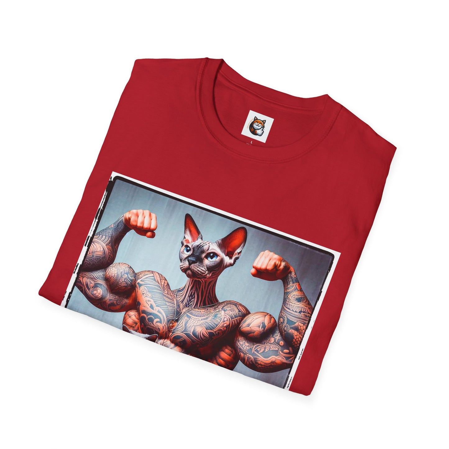 Devon Rex Cat Unisex Softstyle T-Shirt