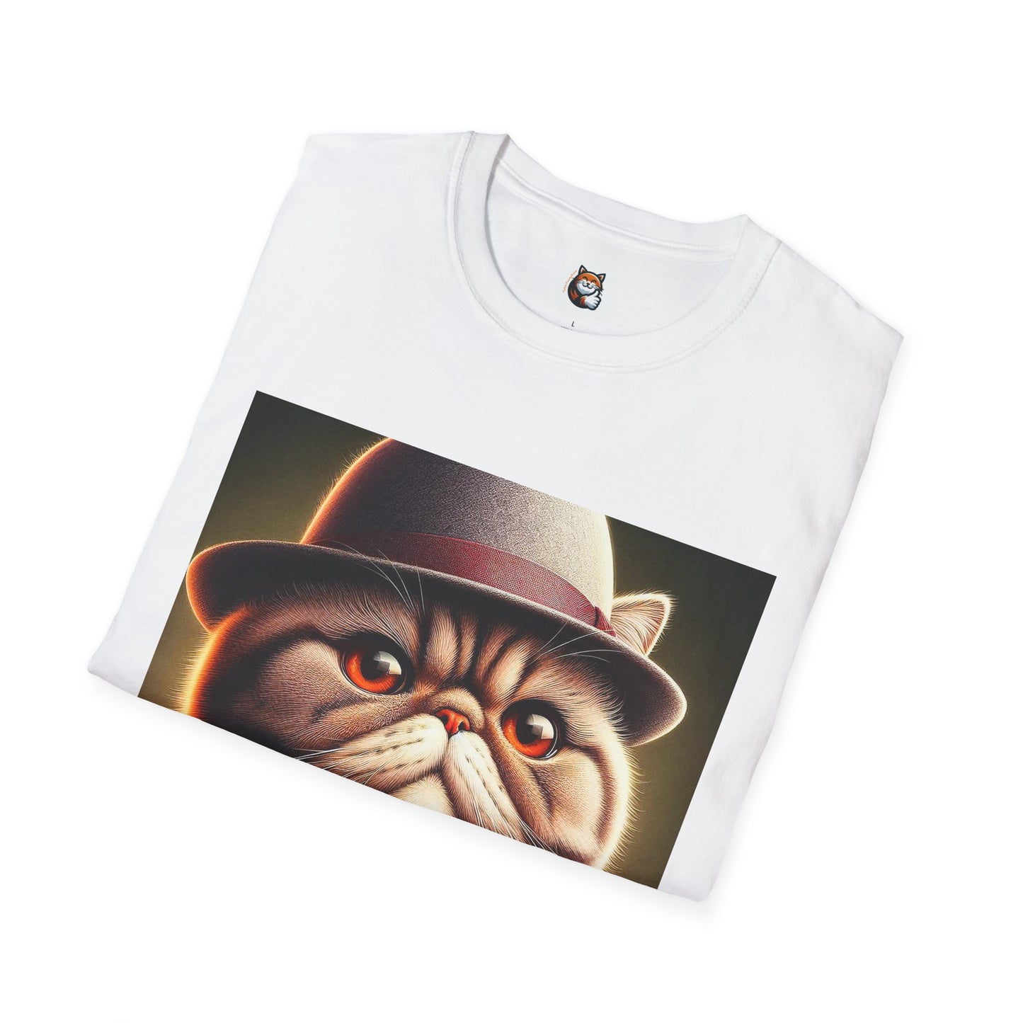 Exotic Shorthair Cat Unisex Softstyle T-Shirt
