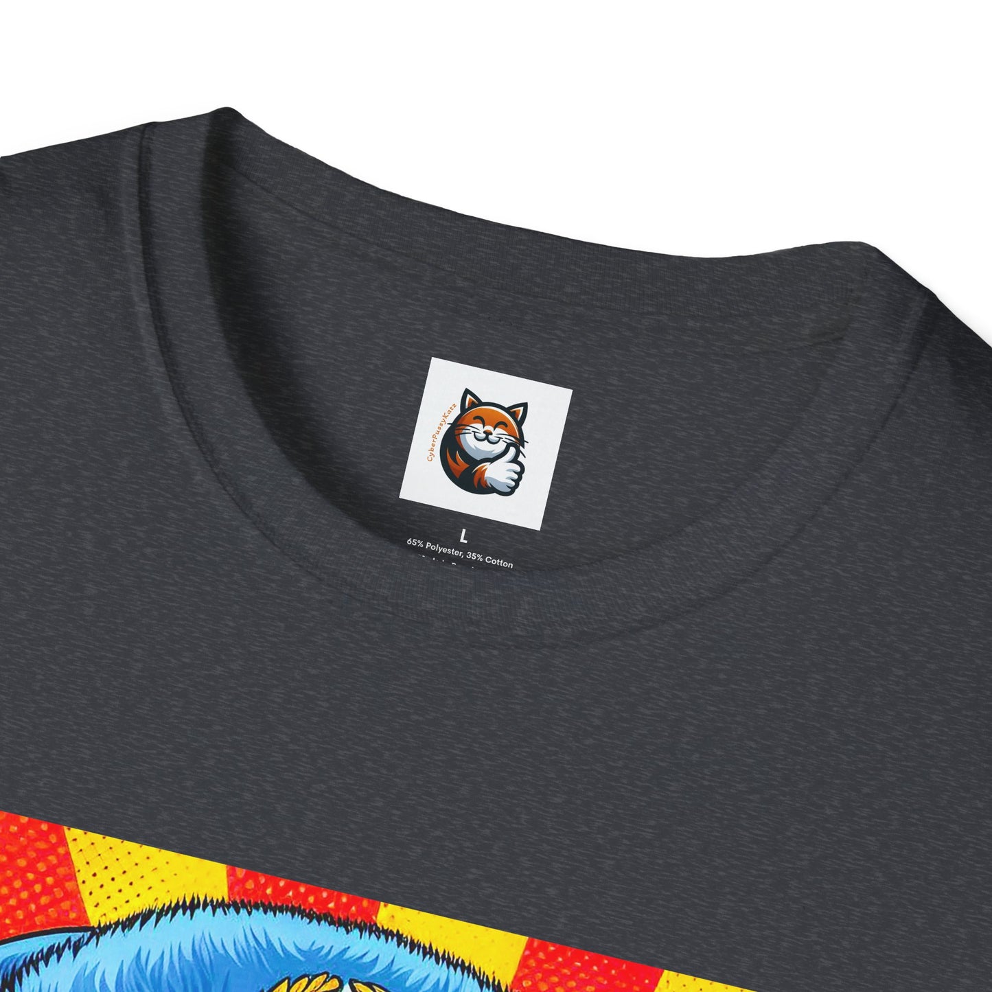 Russian Blue Cat Unisex Softstyle T-Shirt