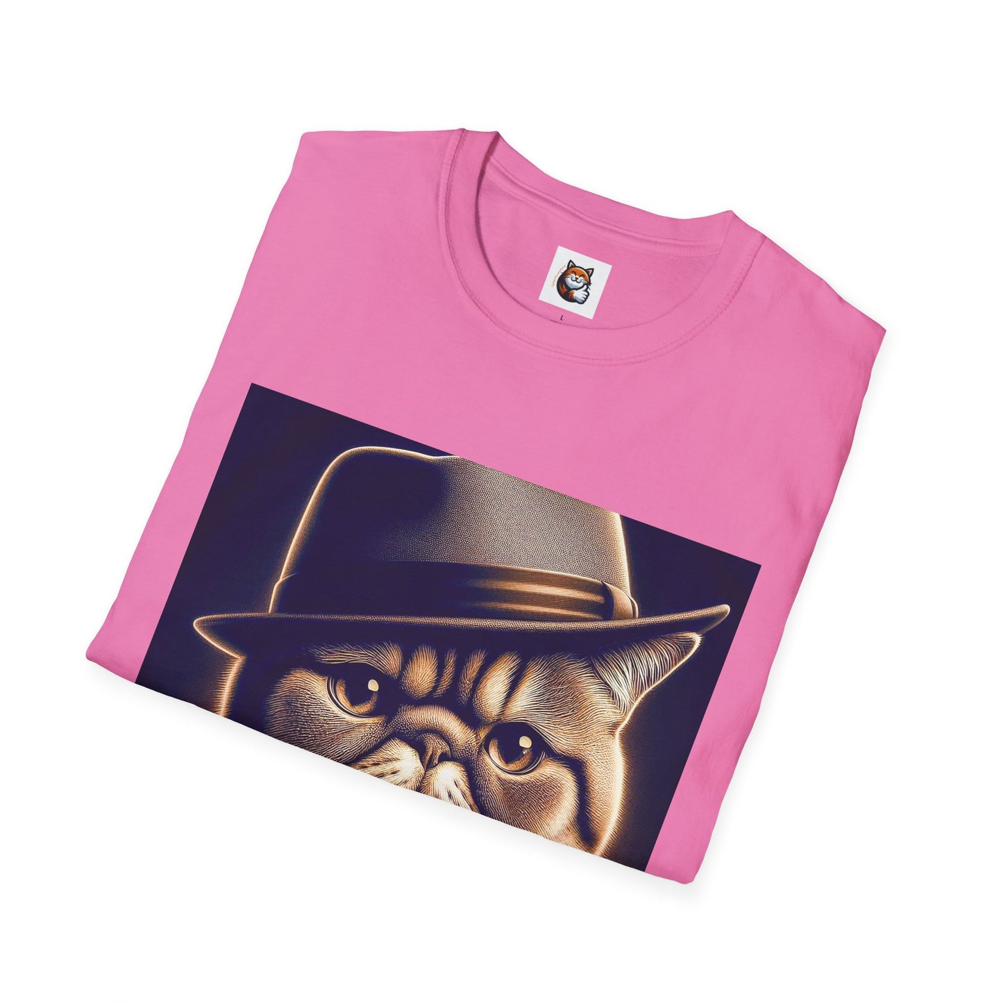 Exotic Shorthair Cat Unisex Softstyle T-Shirt
