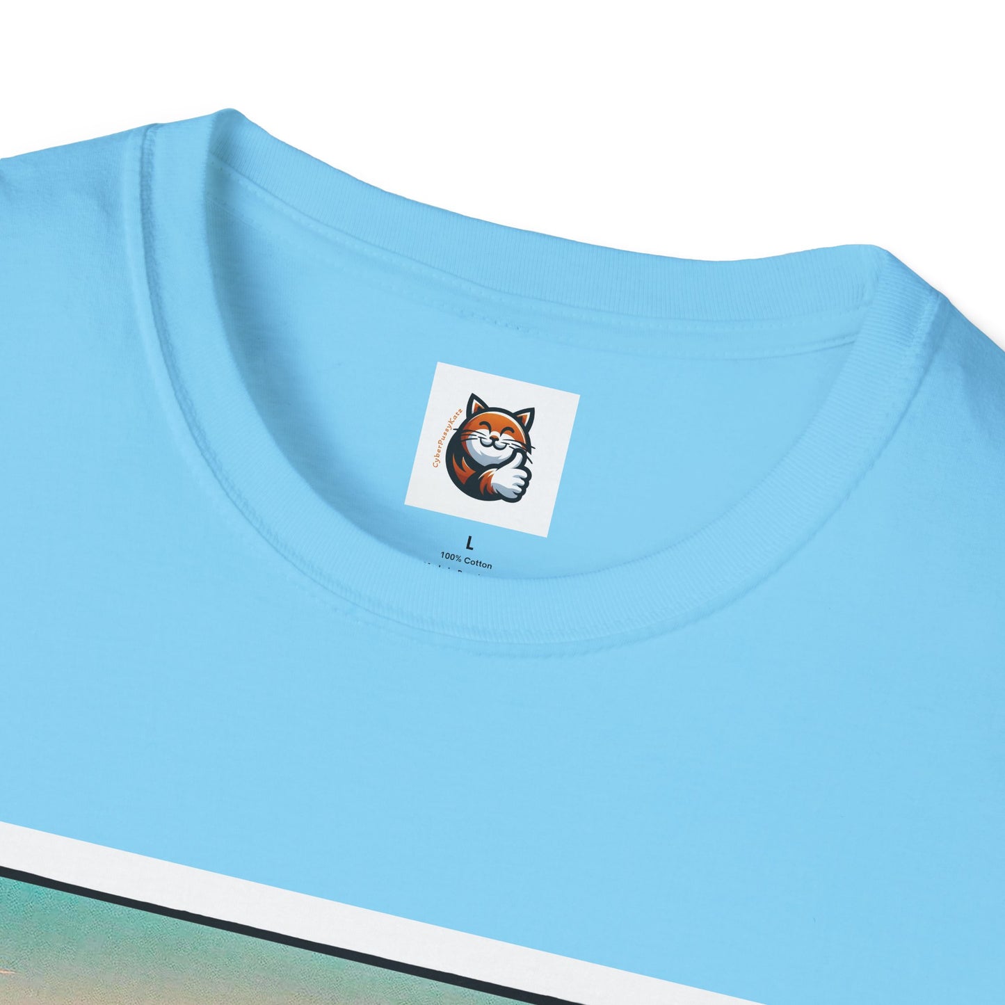 Wacky Devon Rex vintage car Unisex Softstyle T-Shirt