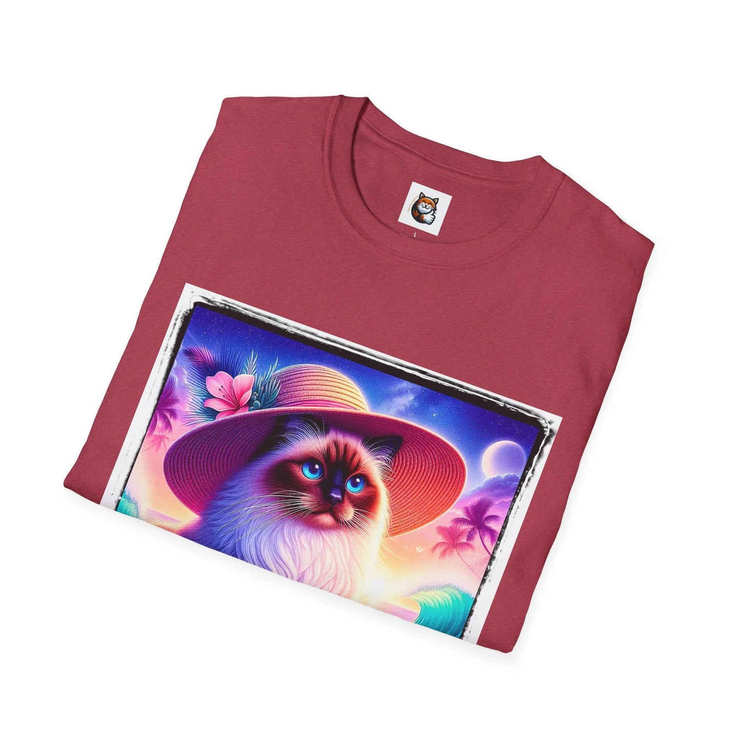 Birman rainbow Softstyle T-Shirt by Printify