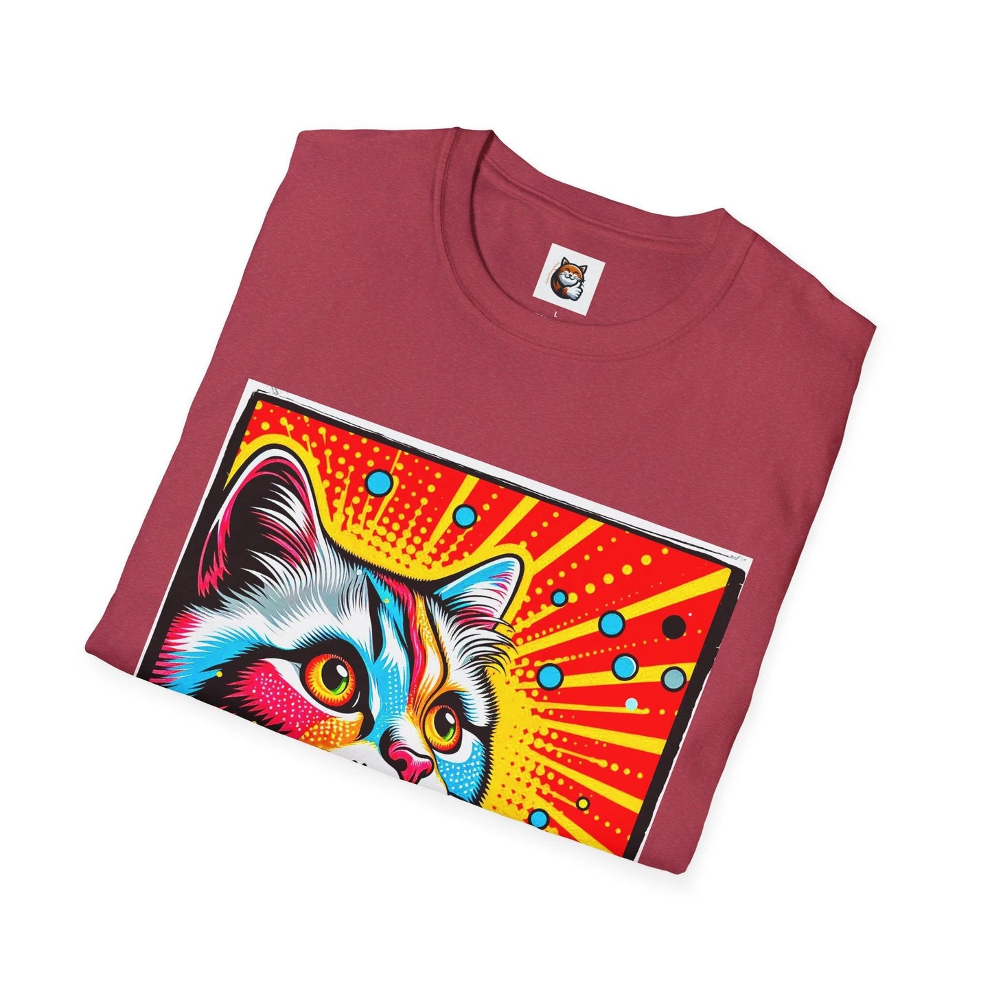 Domestic Cat Unisex Softstyle T-Shirt by Printify