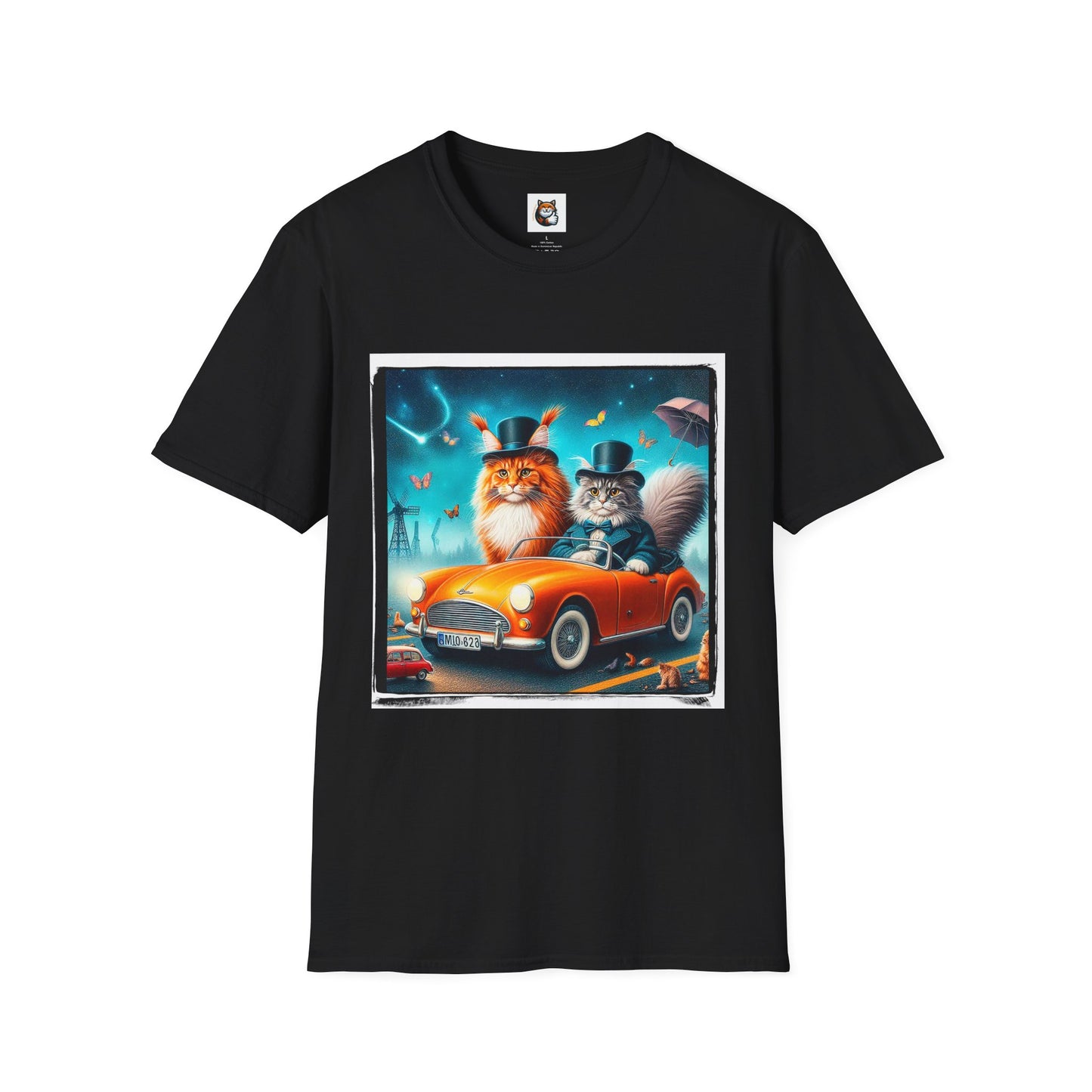 Wacky Maine Coon Unisex Softstyle T-Shirt