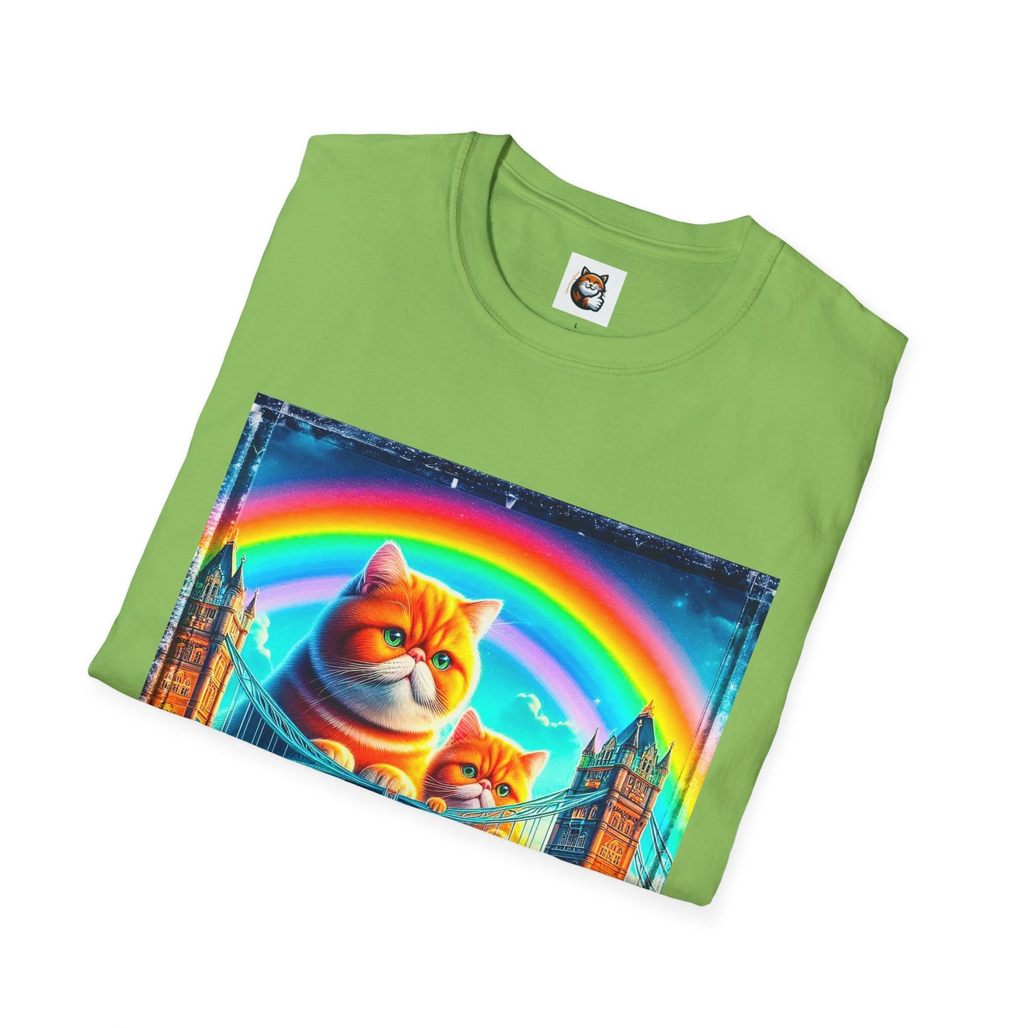Exotic Shorthair Cat Unisex Softstyle T-Shirt