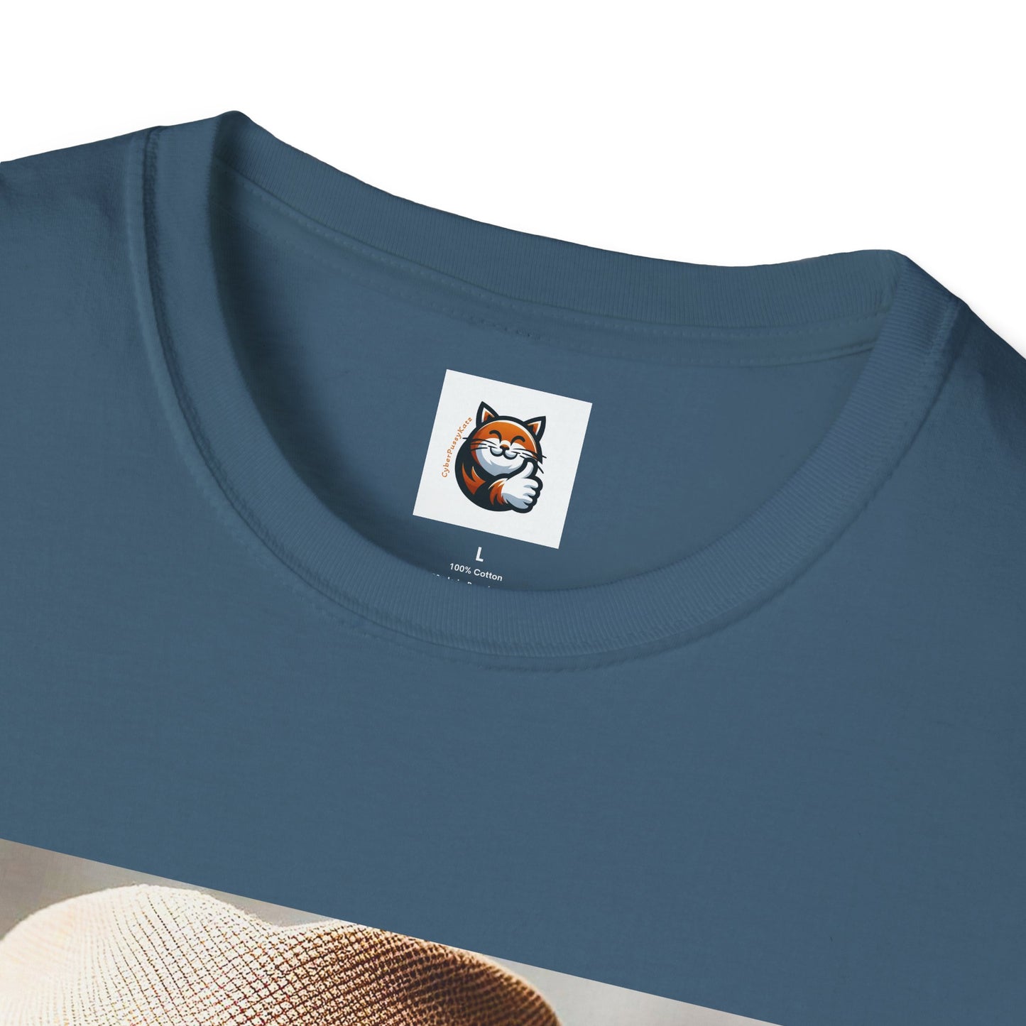 Selkirk Rex Cat T-Shirt top hat and bow tie