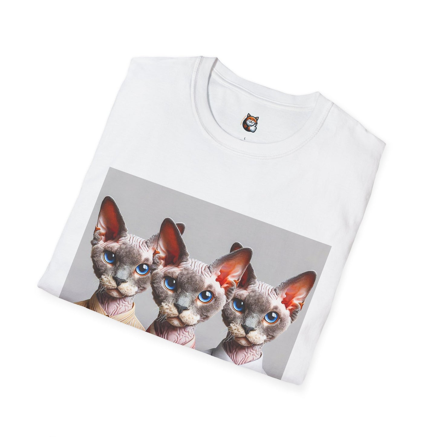 Devon Rex Cat business suits Softstyle T-Shirt