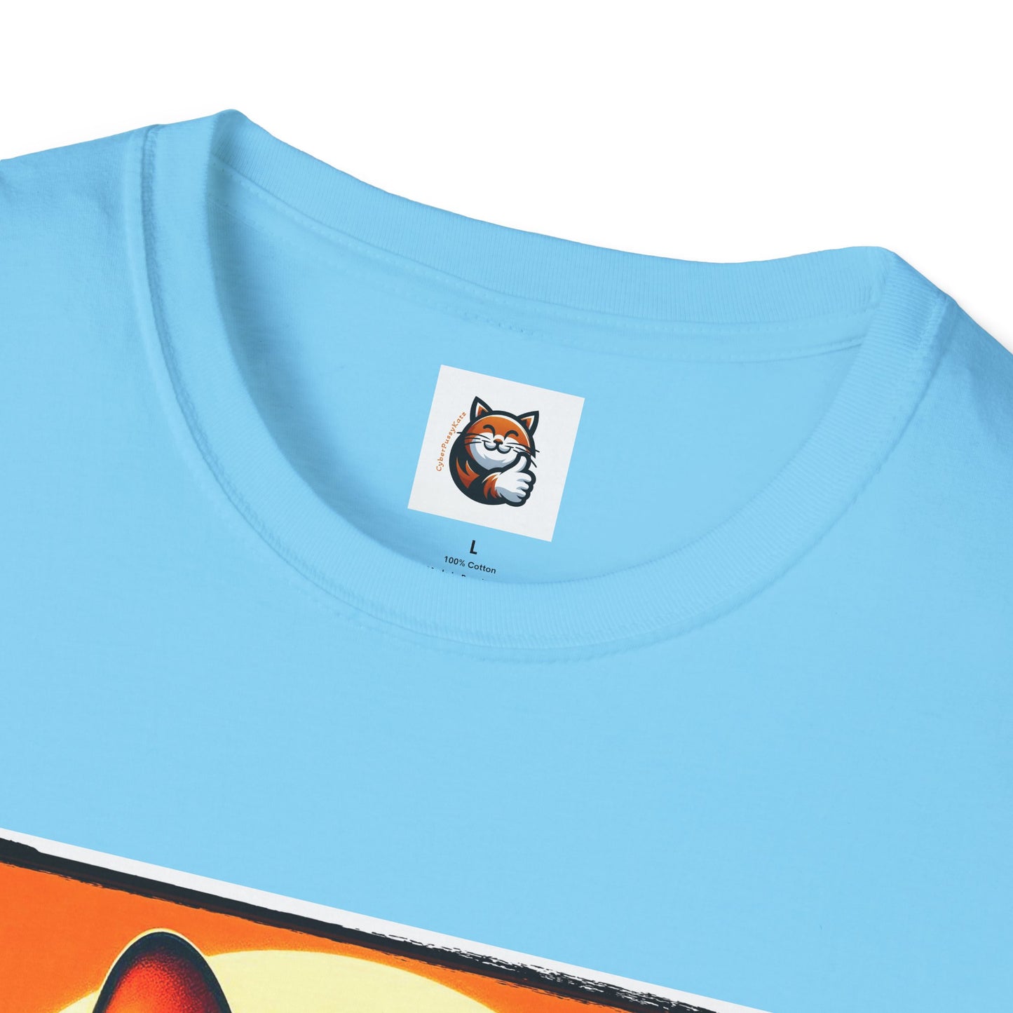 Cornish Rex Cat crashing waves T-Shirt