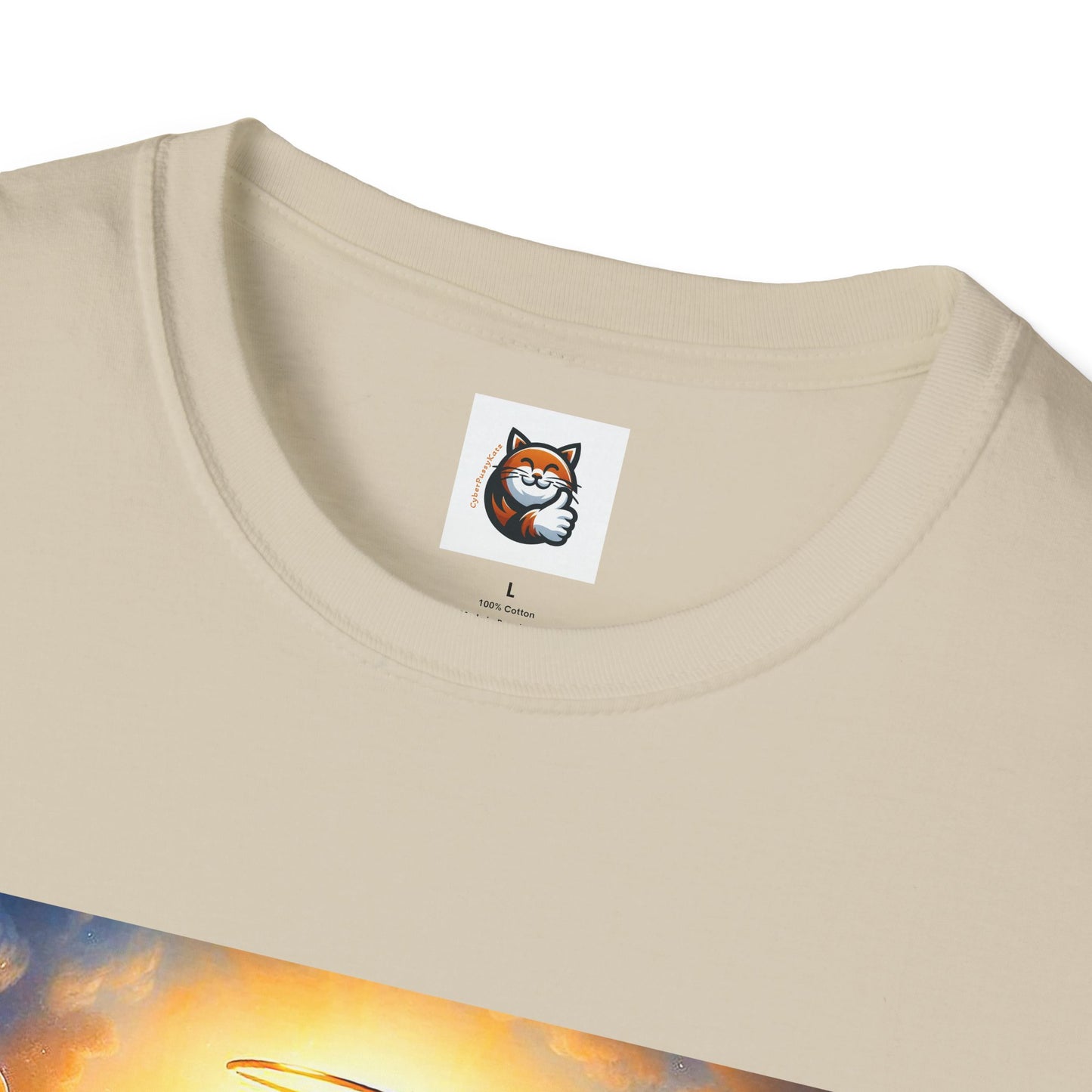 Scottish Fold Cat golden Angel T-Shirt
