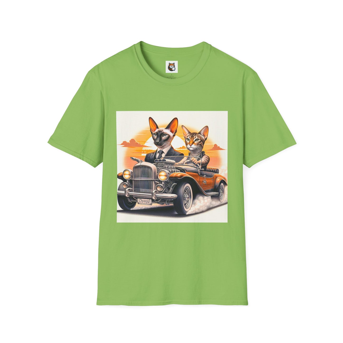 Wacky Oriental Shorthair Unisex Softstyle T-Shirt