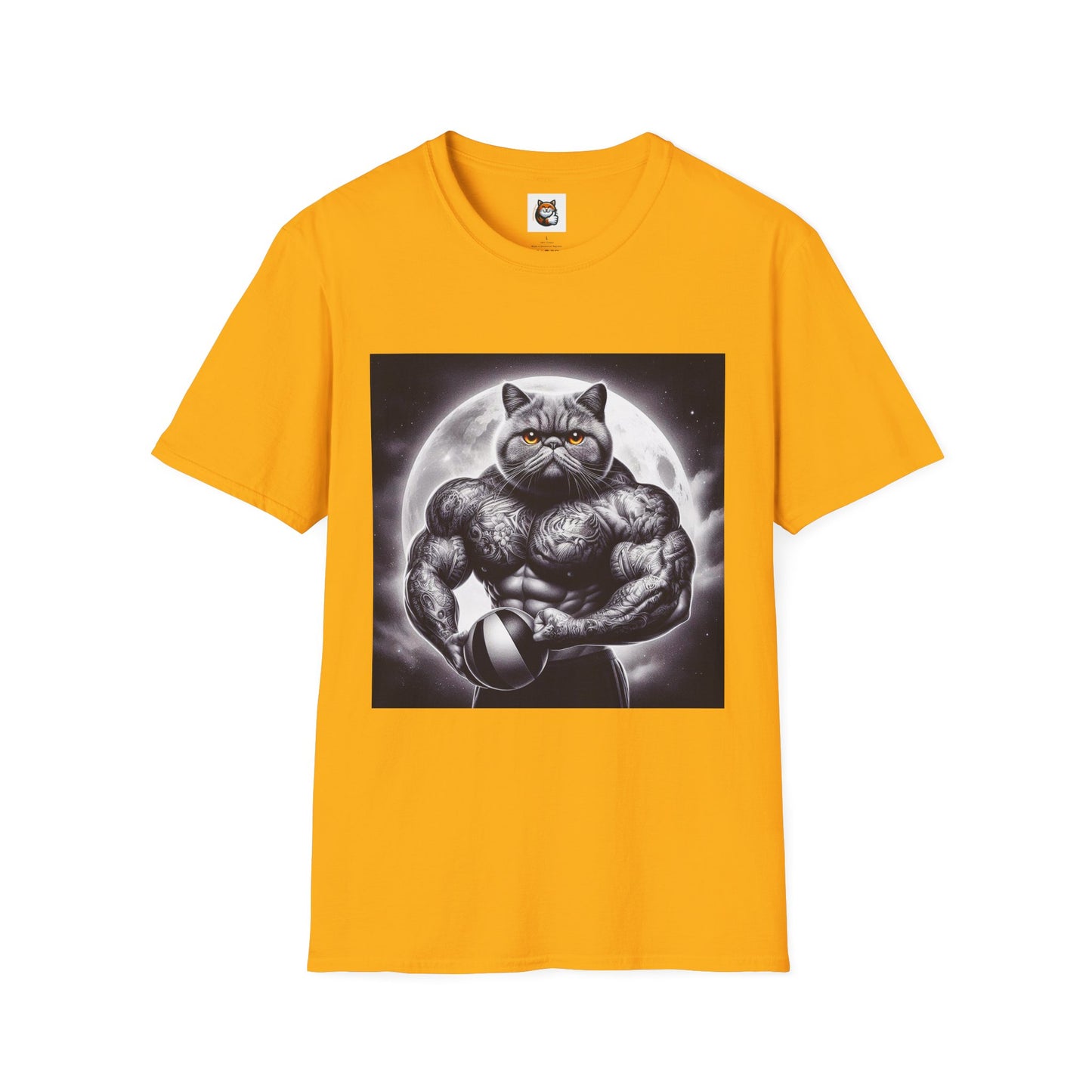 Exotic Shorthair Cat Unisex Softstyle T-Shirt