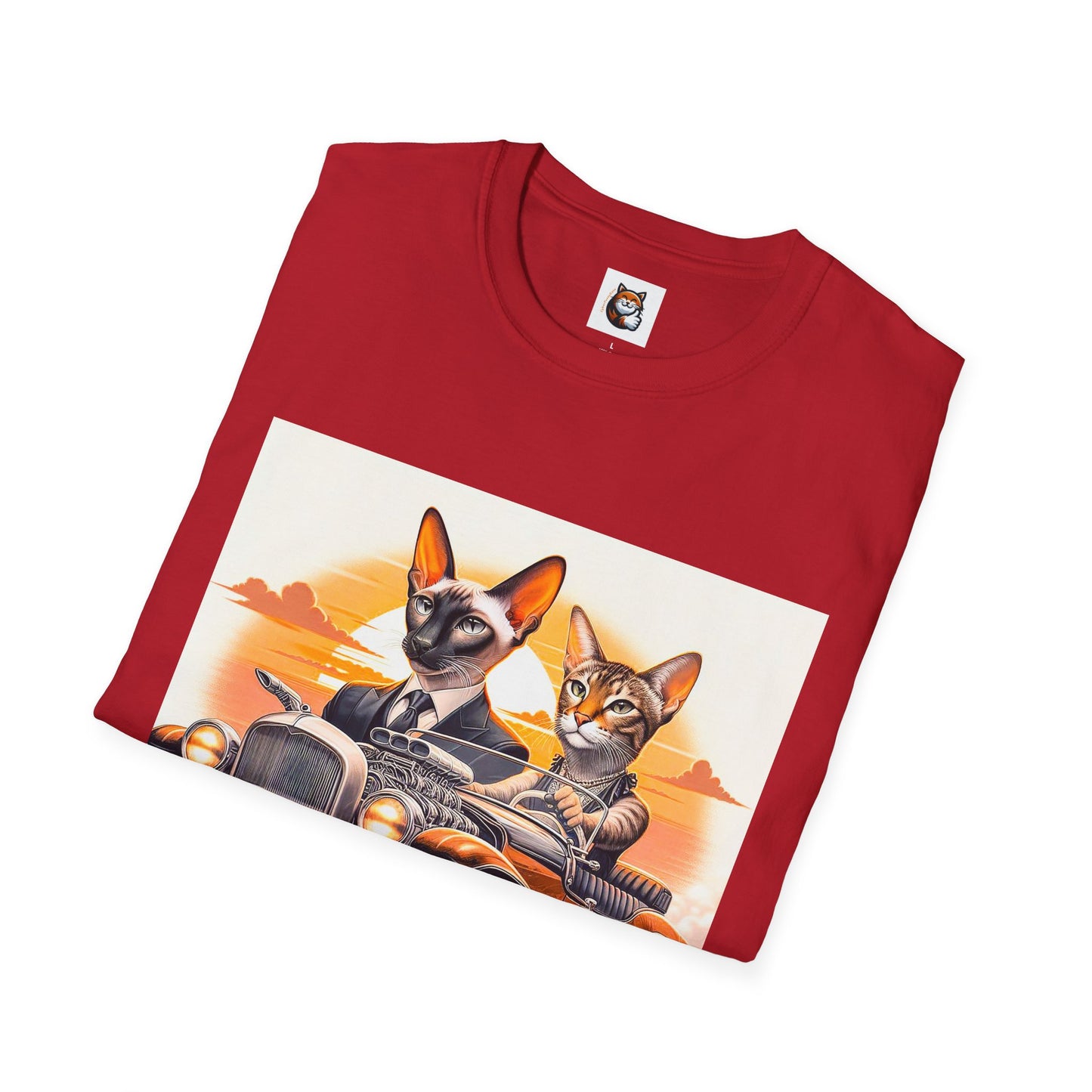 Wacky Oriental Shorthair Unisex Softstyle T-Shirt