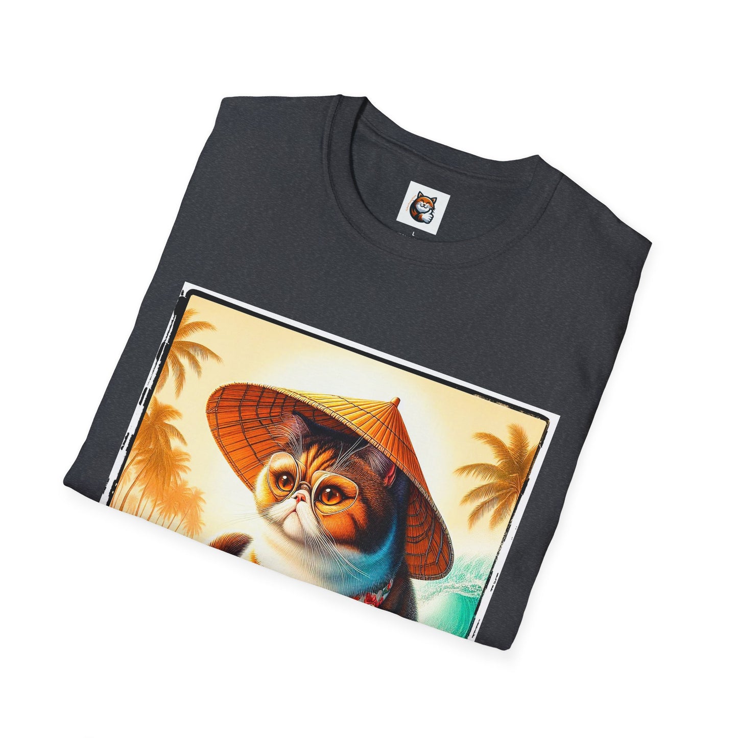 Exotic Shorthair Cat Unisex Softstyle T-Shirt