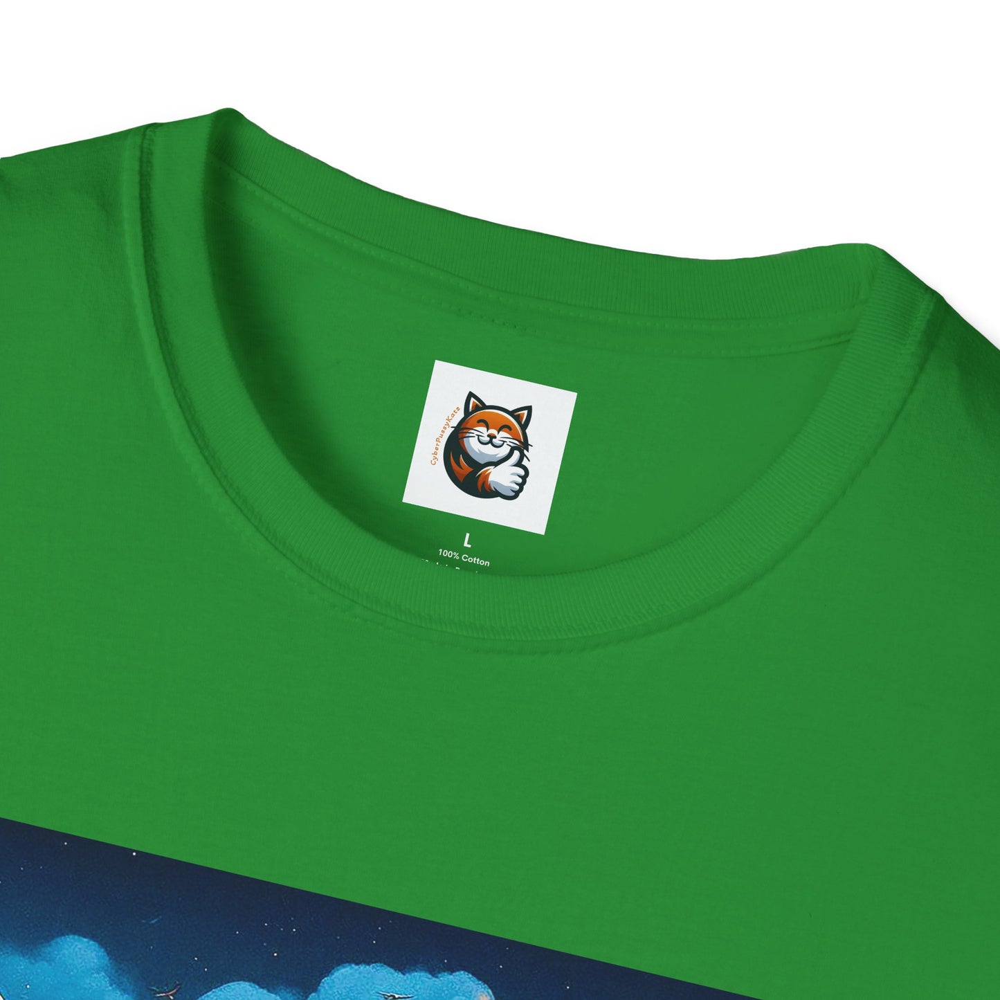Wacky Russian Blue Cat cute couple driving T-Shirt