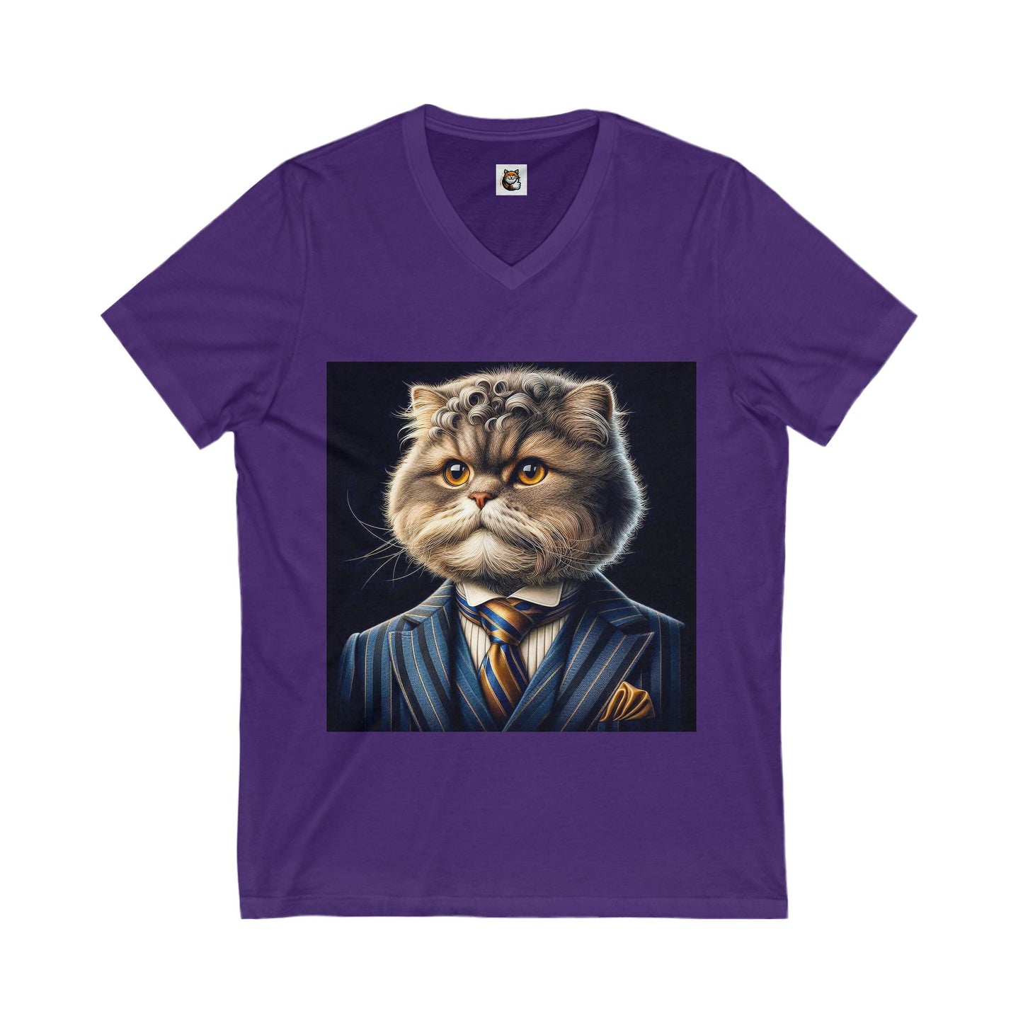 - Selkirk Rex Design V-Neck suit and tie