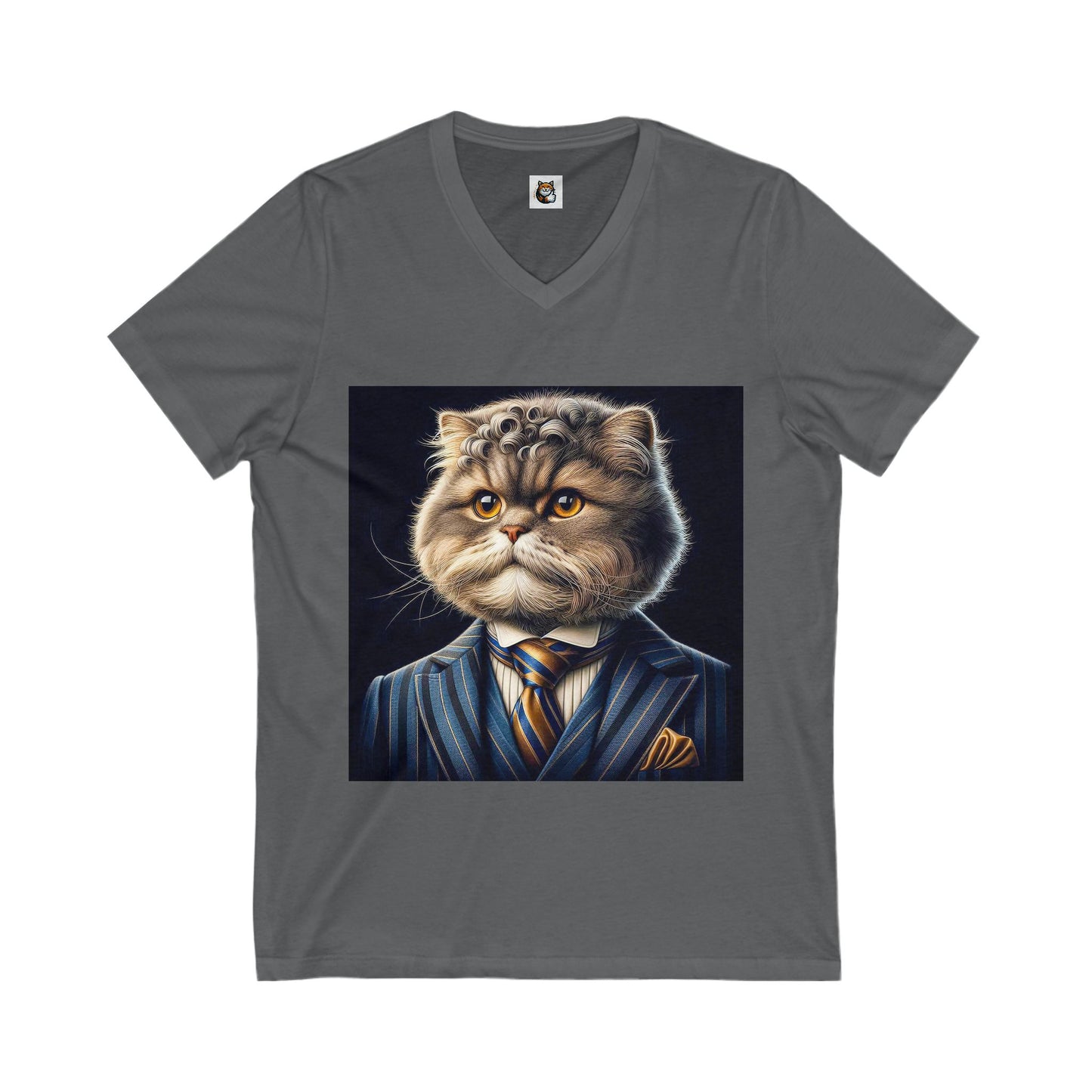 - Selkirk Rex Design V-Neck suit and tie
