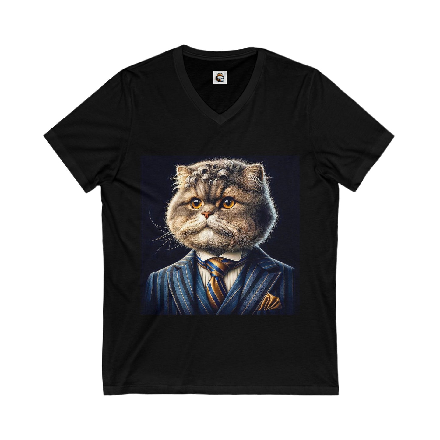 - Selkirk Rex Design V-Neck suit and tie