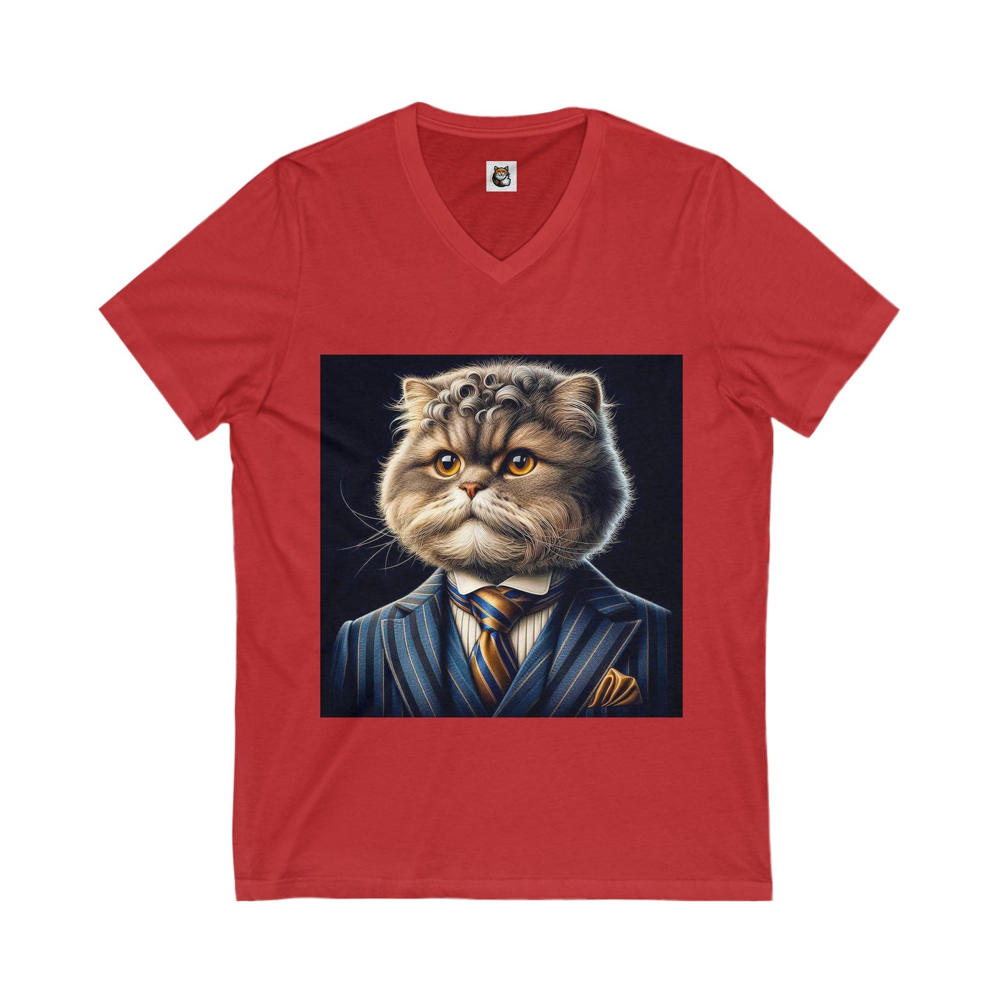 - Selkirk Rex Design V-Neck suit and tie