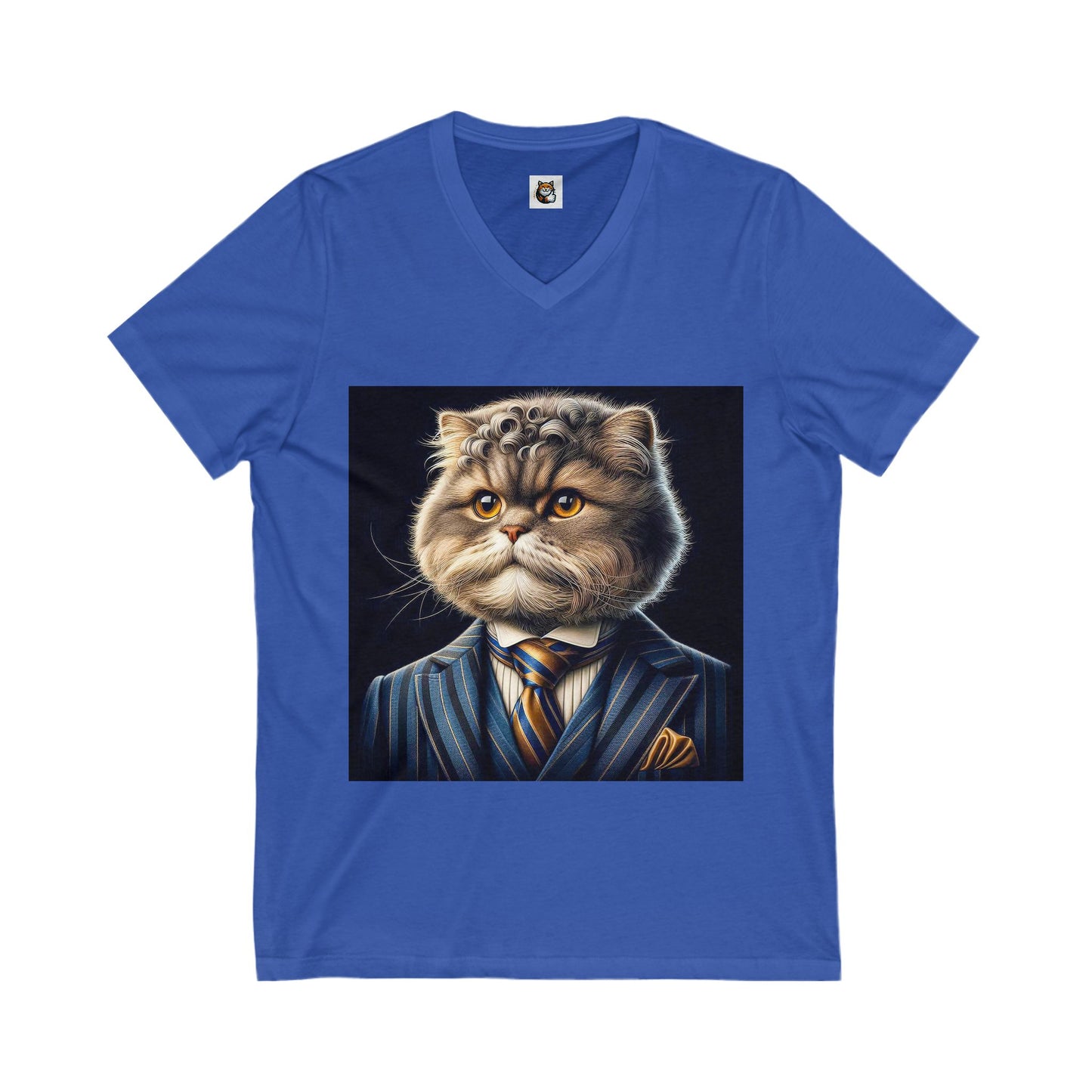 - Selkirk Rex Design V-Neck suit and tie