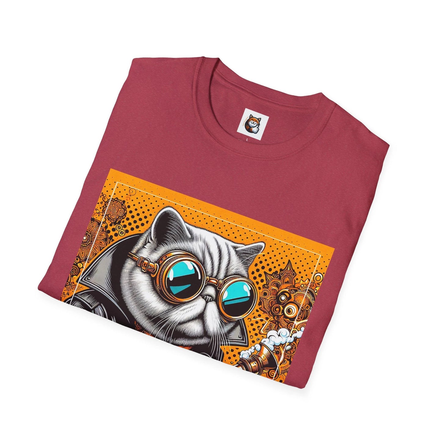 Exotic Shorthair Cat Unisex Softstyle T-Shirt by Printify