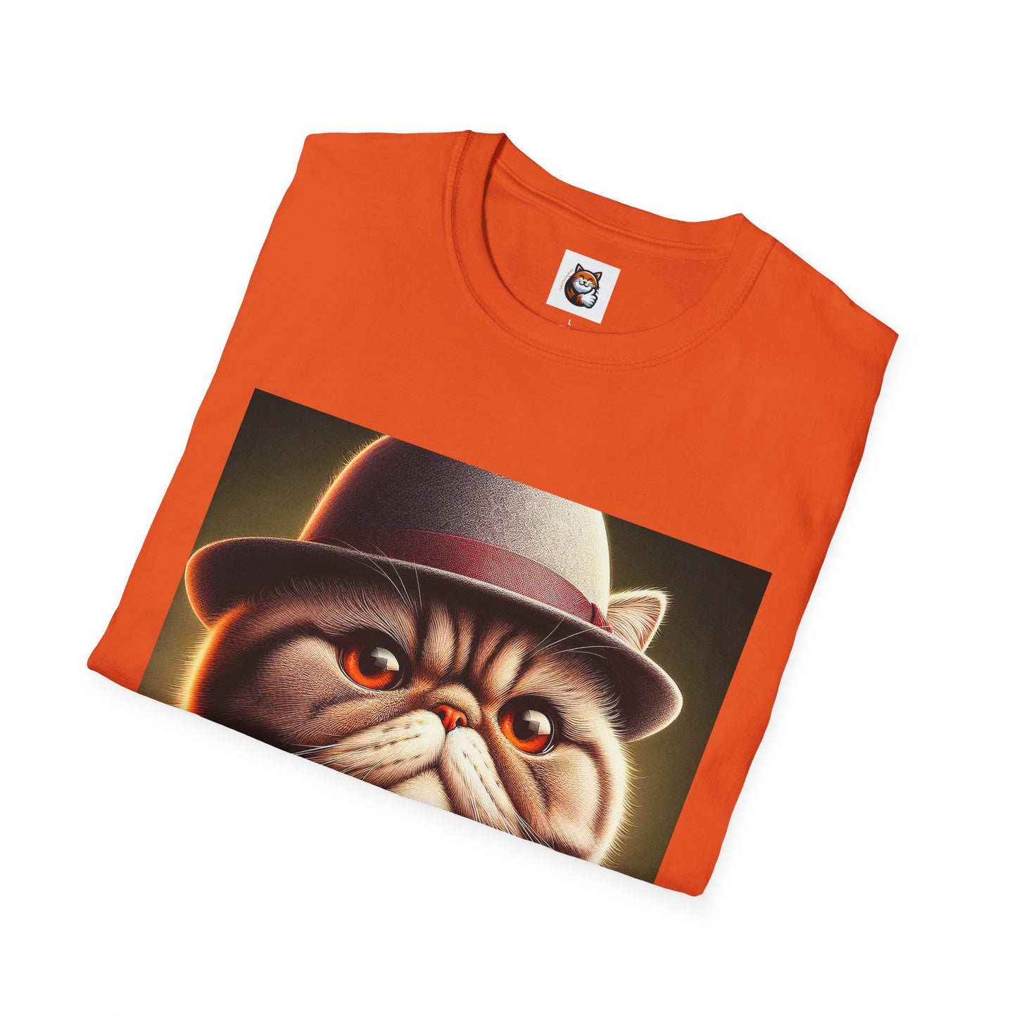 Exotic Shorthair Cat Unisex Softstyle T-Shirt