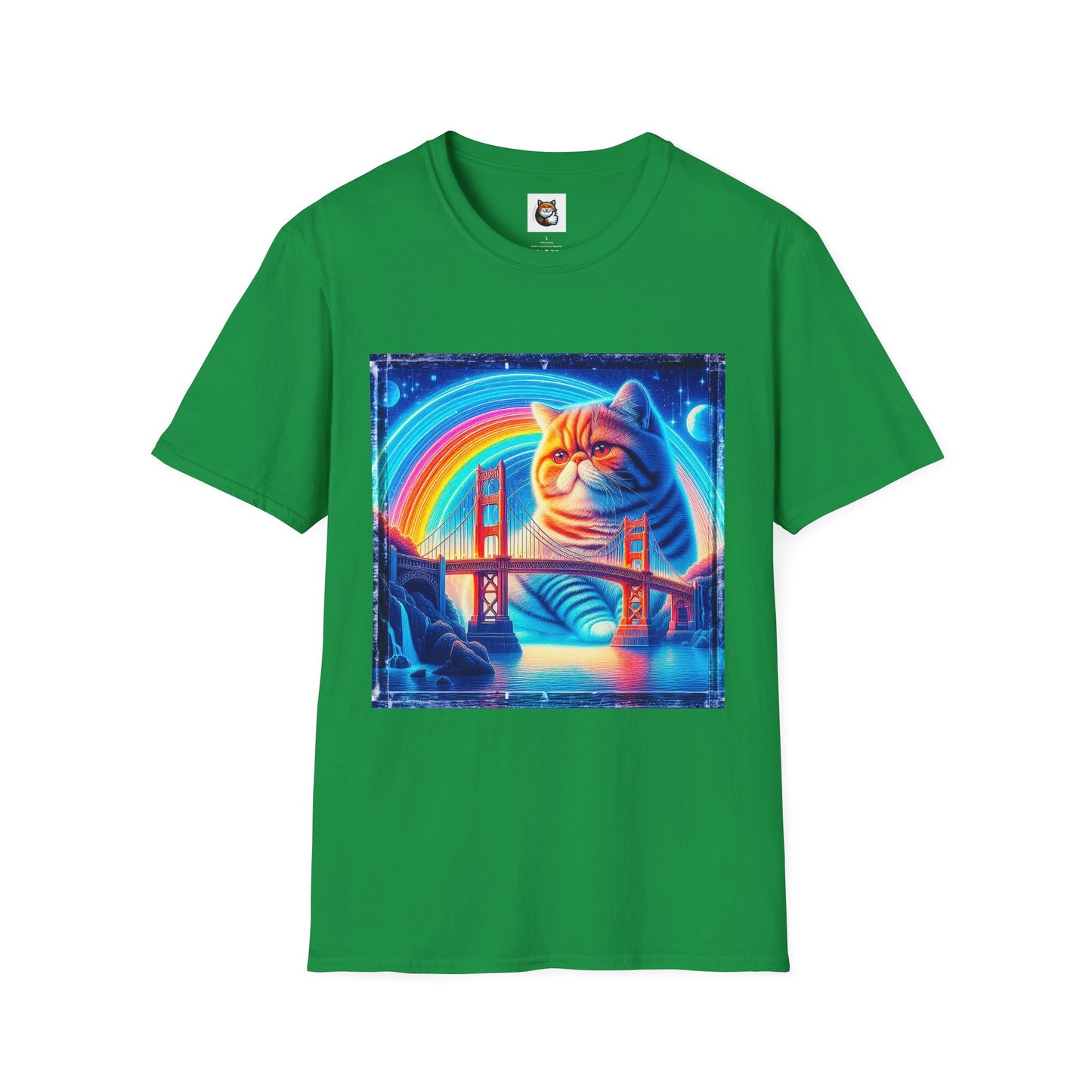 Exotic Shorthair Cat Unisex Softstyle T-Shirt