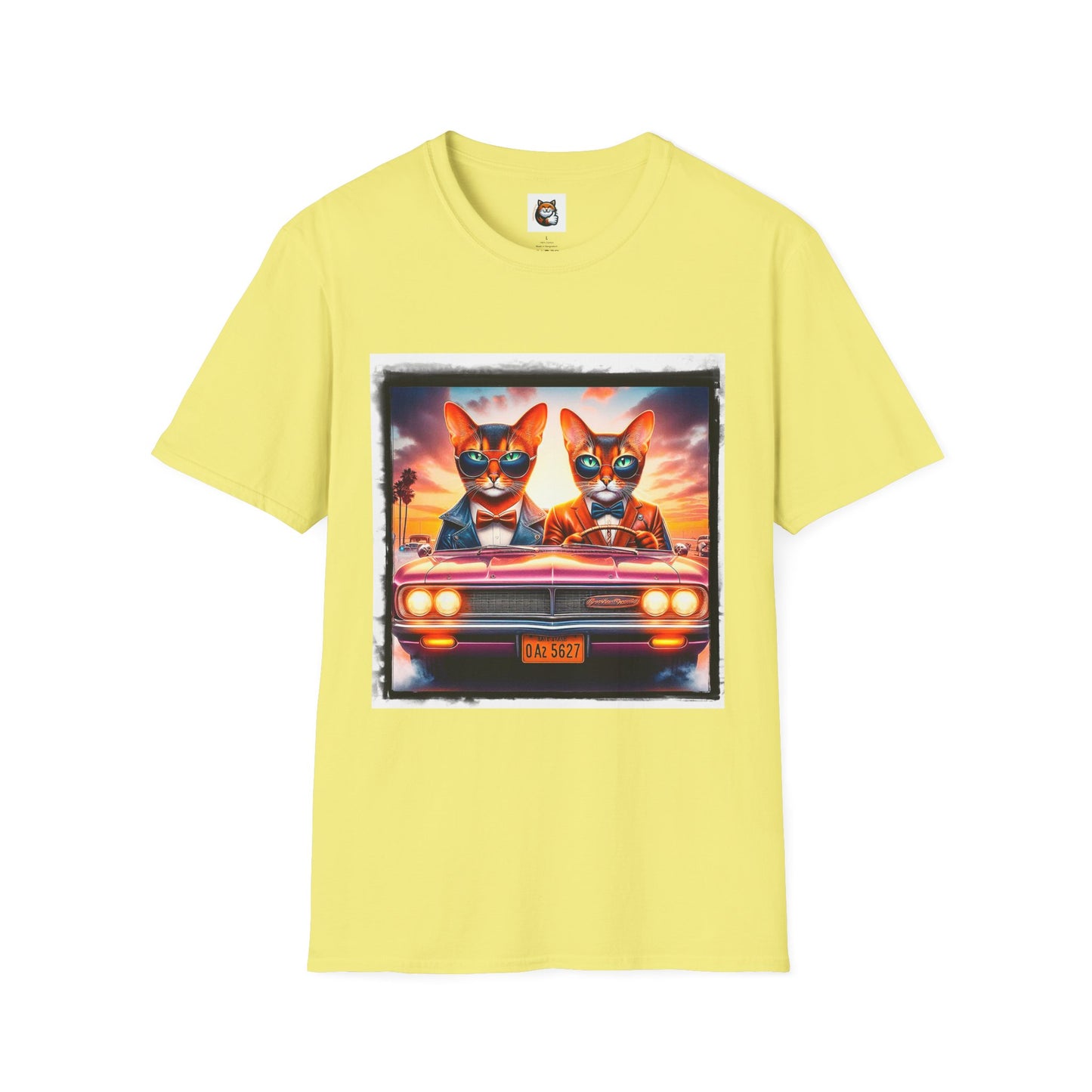 Wacky car driving Unisex Softstyle T-Shirt