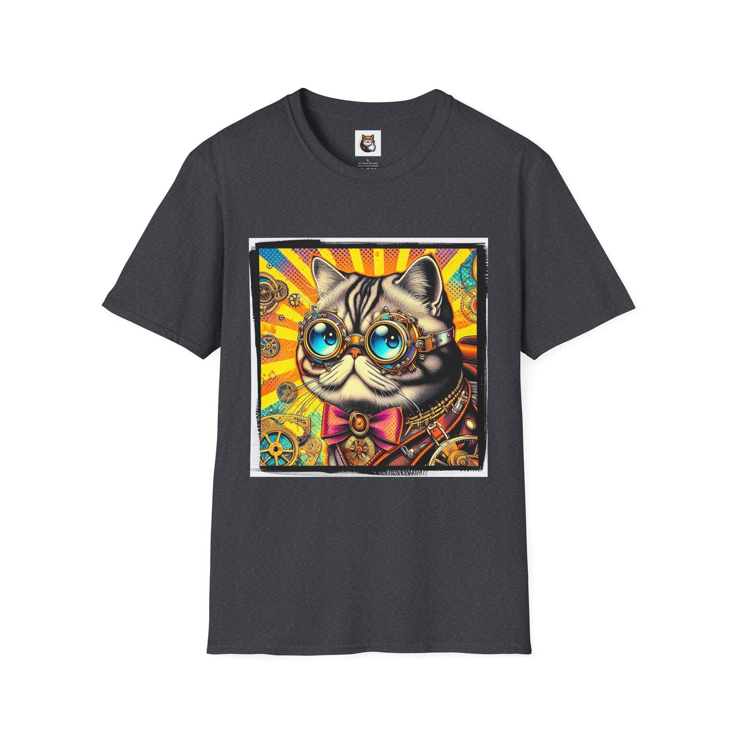 Exotic Shorthair Cat Unisex Softstyle T-Shirt