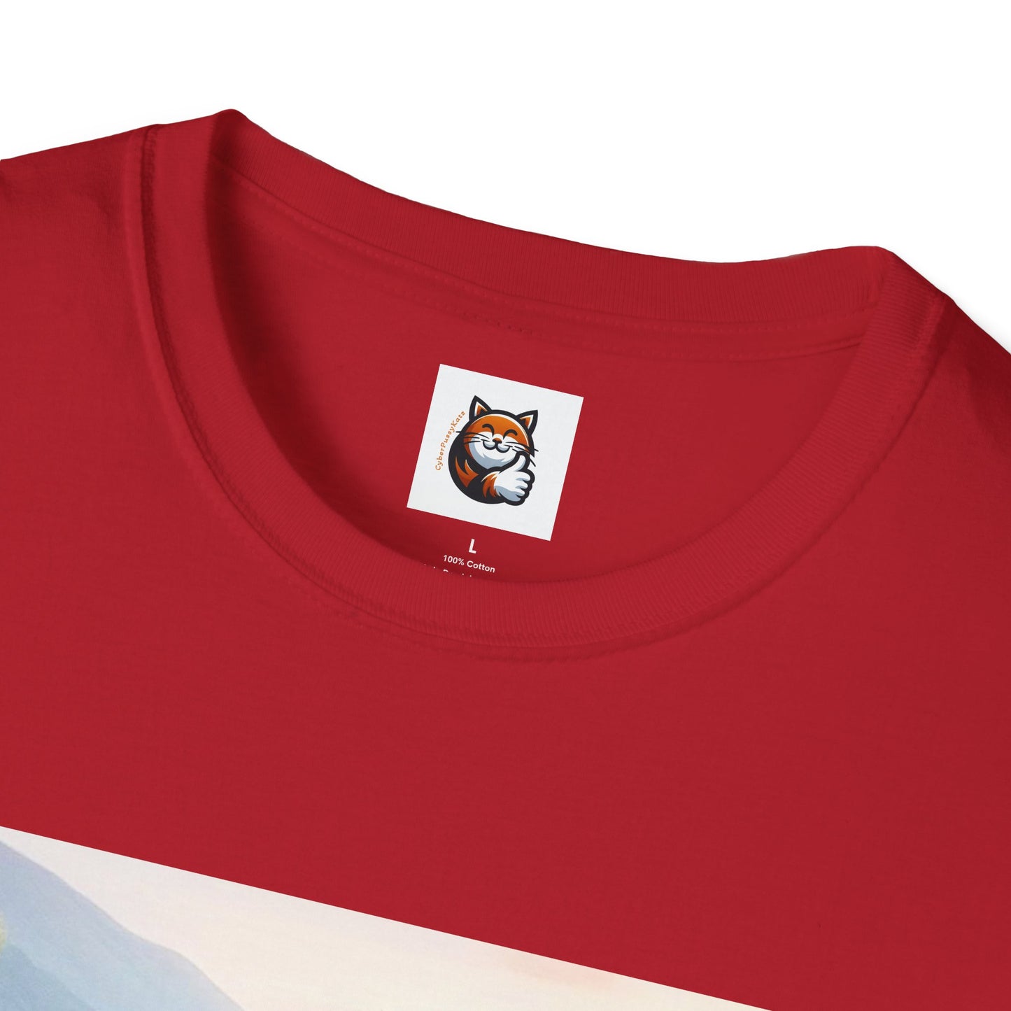 Wacky Norwegian Forest Cat Unisex Softstyle T-Shirt