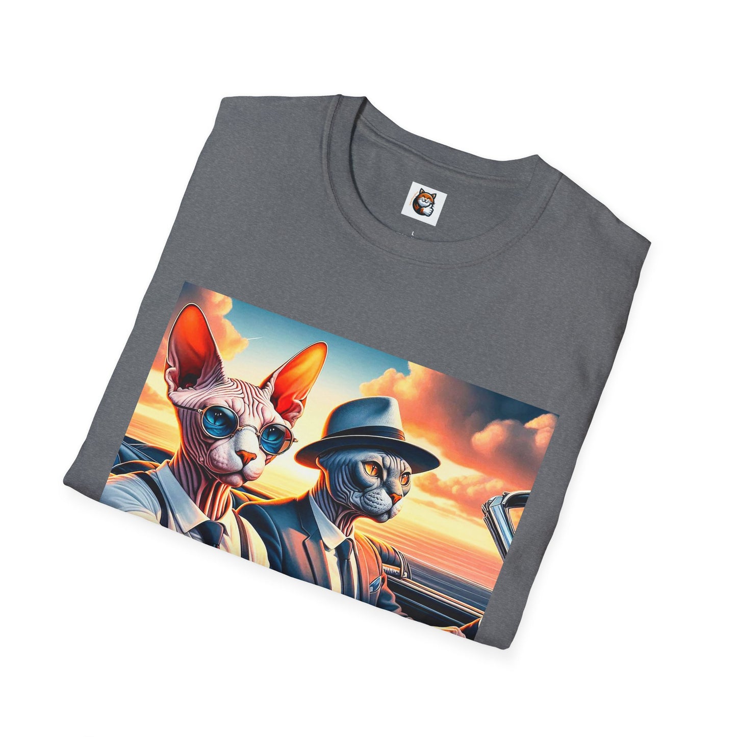Wacky Sphynx Cat friends driving