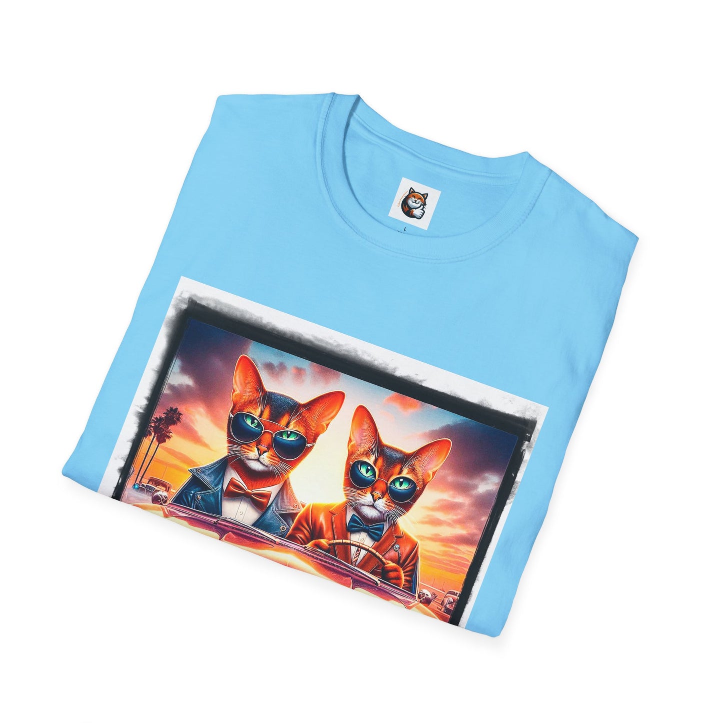Wacky car driving Unisex Softstyle T-Shirt