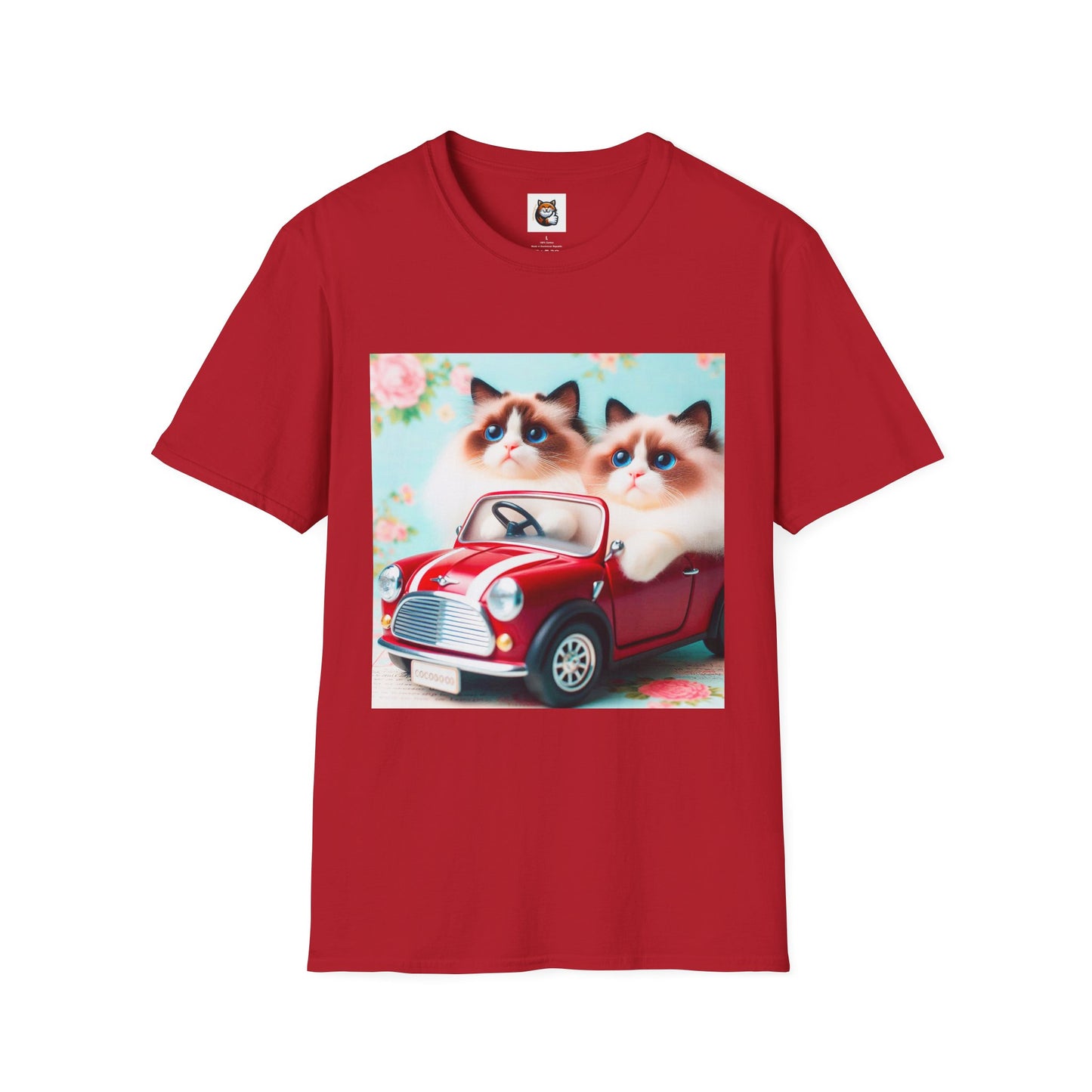 Wacky Ragdoll Unisex Softstyle T-Shirt