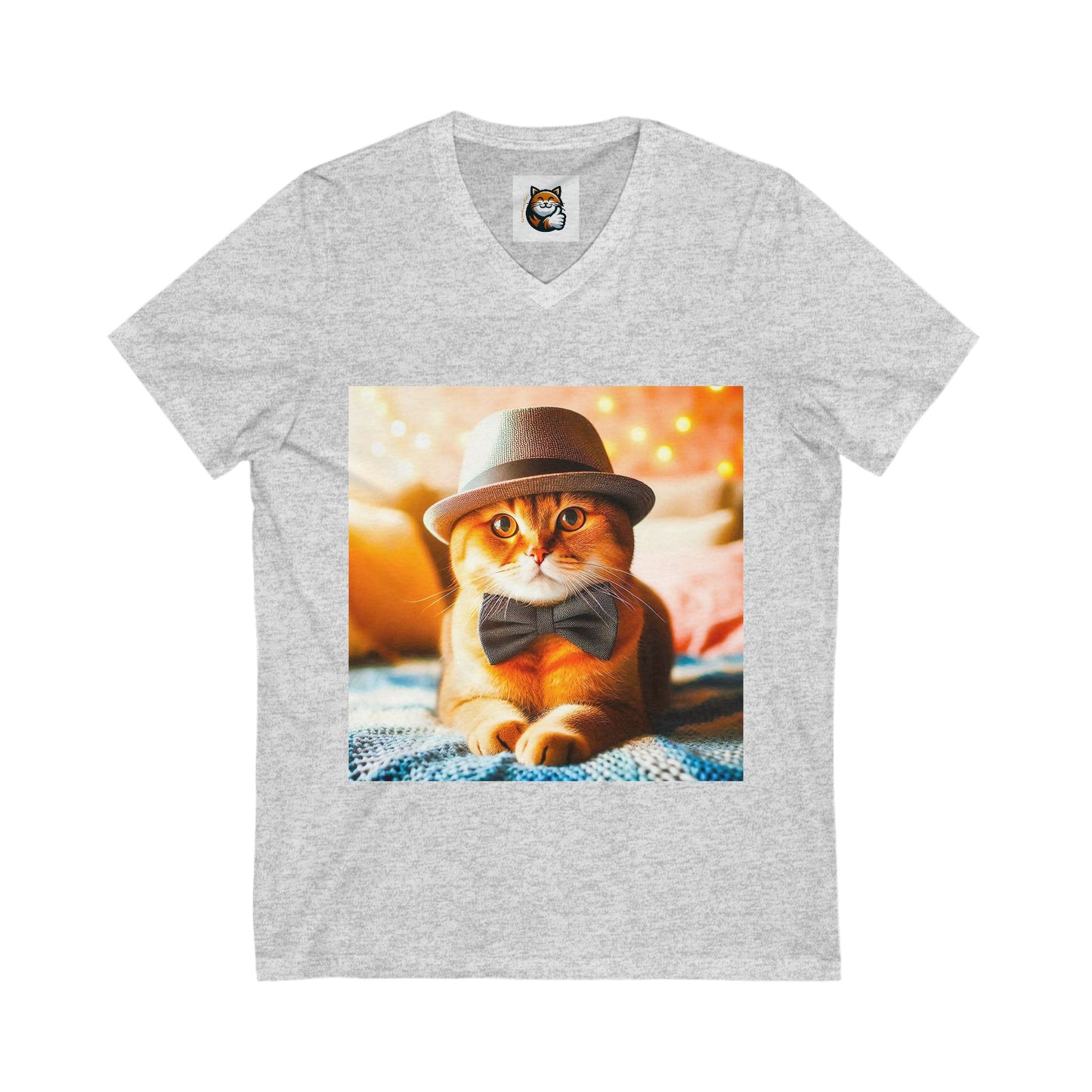 Scottish Fold pretty boy with top hat Tee