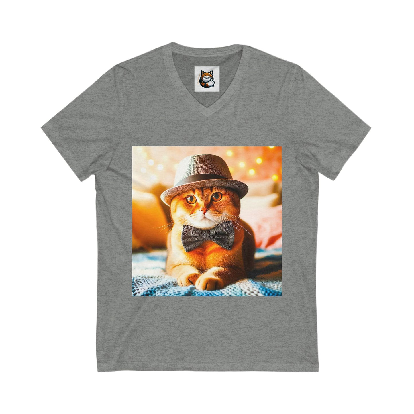 Scottish Fold pretty boy with top hat Tee