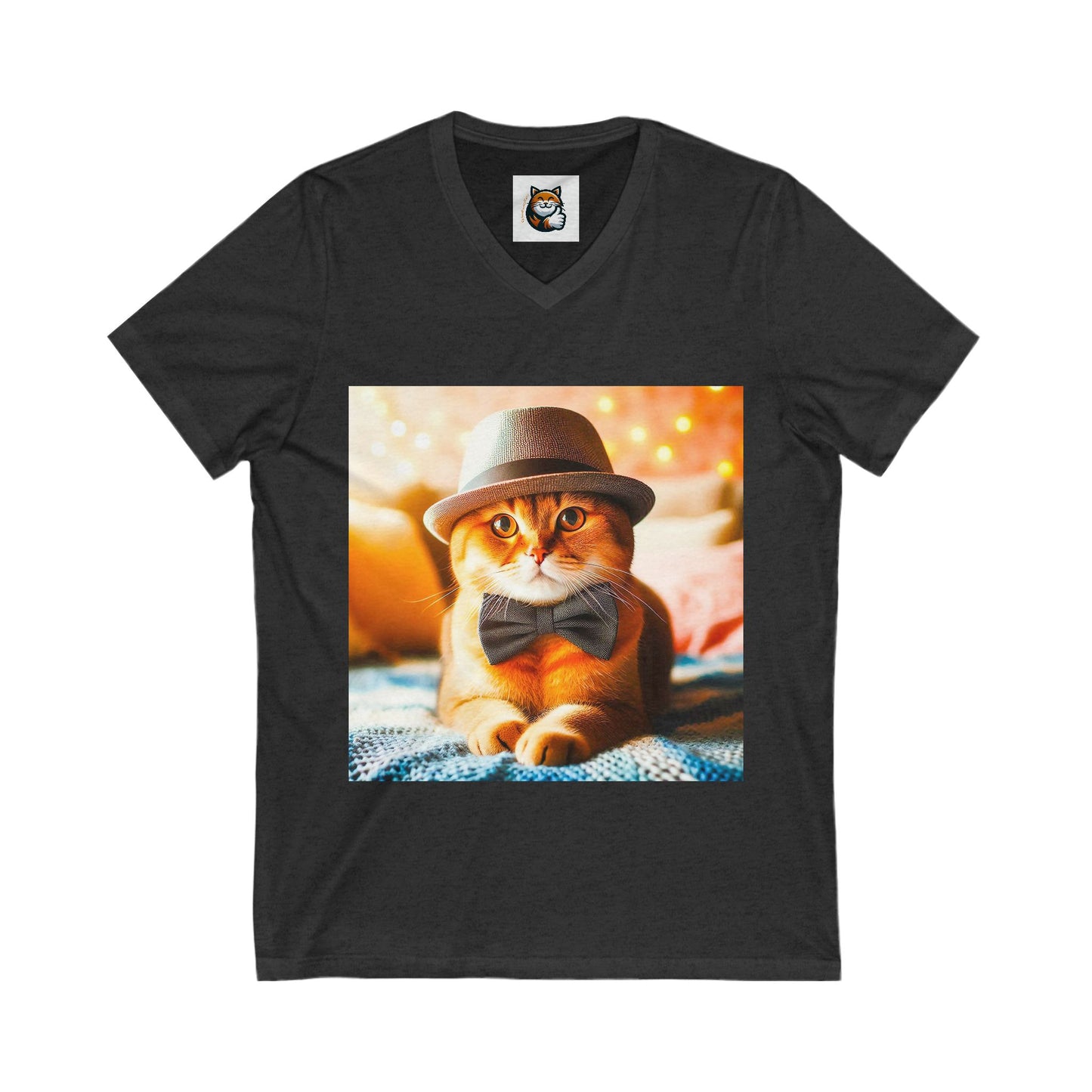Scottish Fold pretty boy with top hat Tee